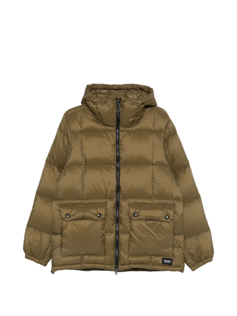 hooded puffer jacket - 1