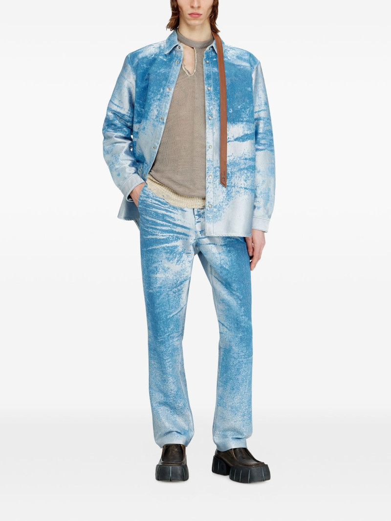 Diesel D-Kelmar denim-effect shirt outlook
