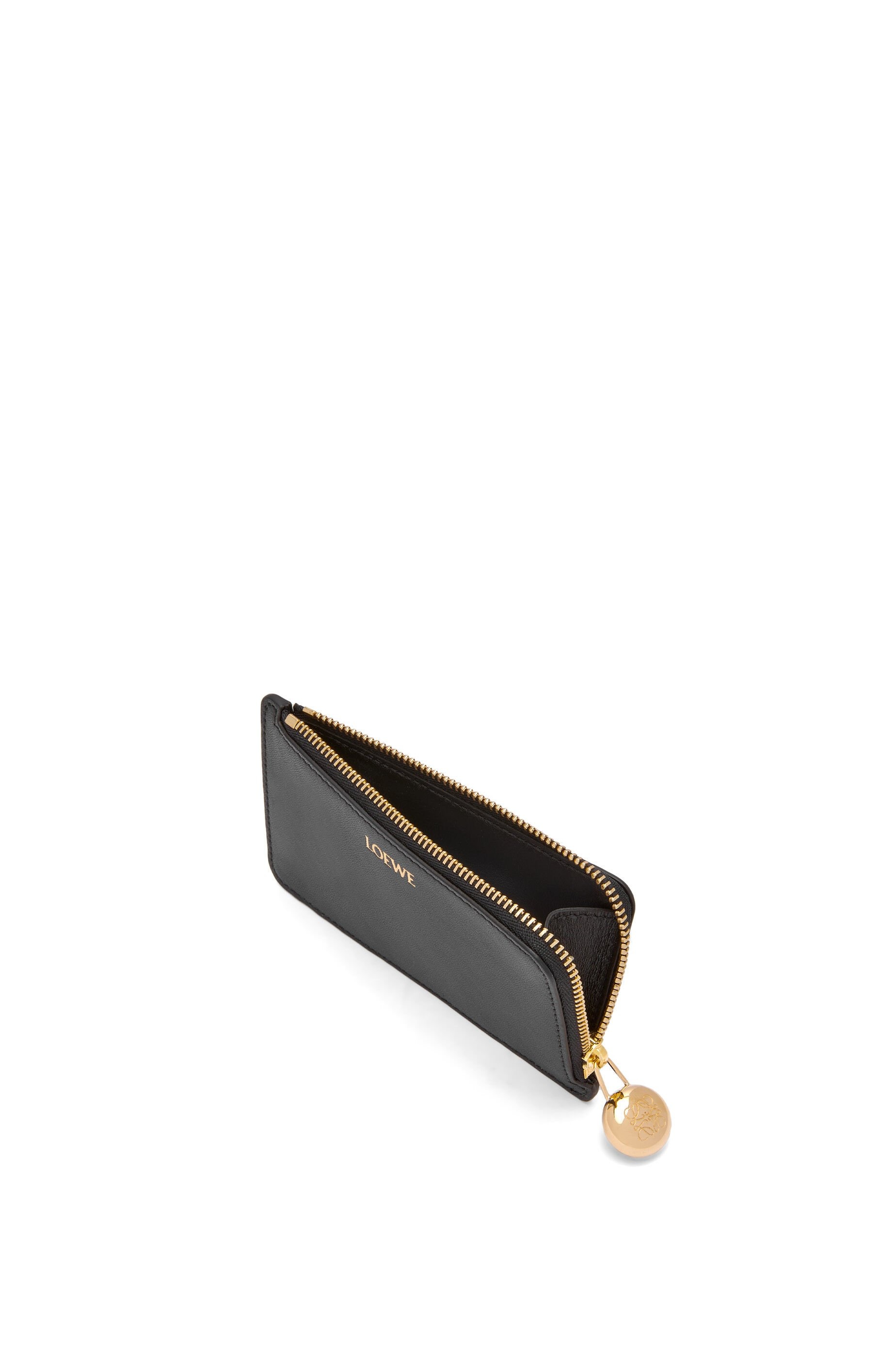 Pebble coin cardholder in shiny nappa calfskin - 3