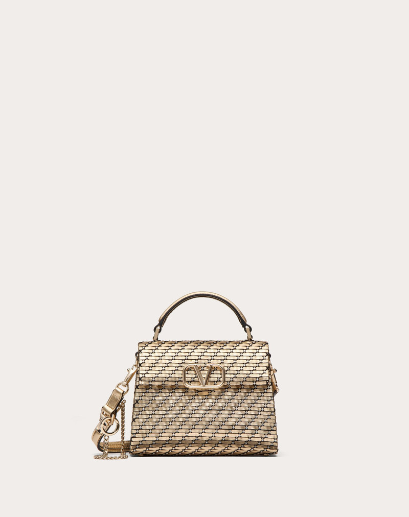 VALENTINO GARAVANI VSLING MINI WOVEN HANDBAG 1