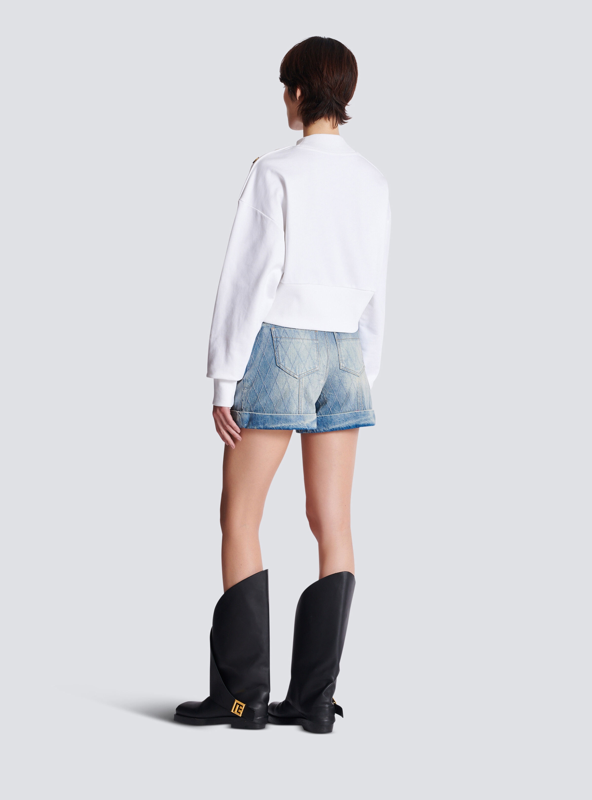 Printed Balmain Paris sweatshirt - 4