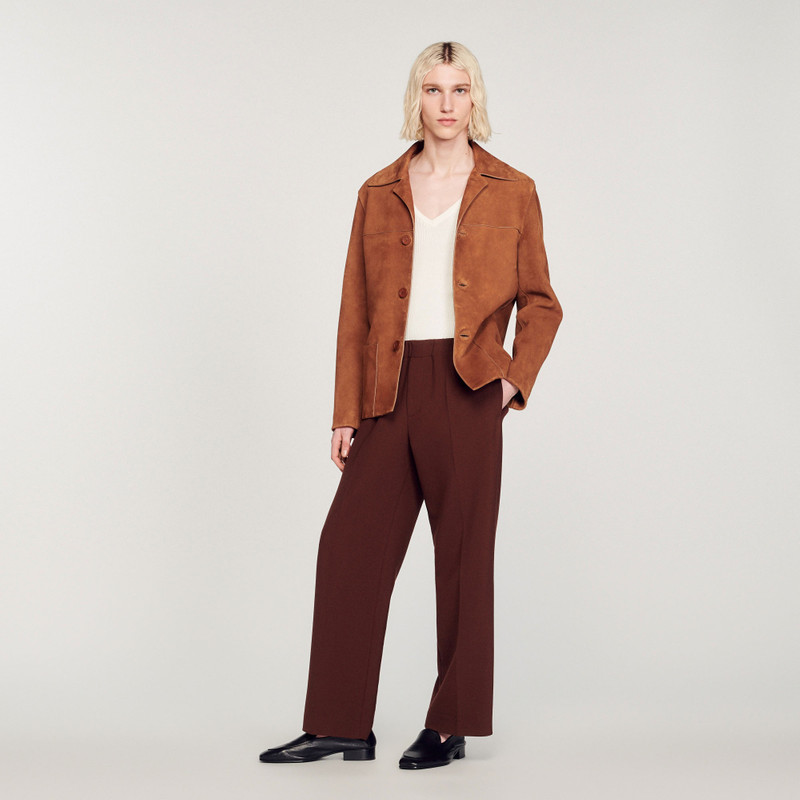 Sandro Suede jacket outlook