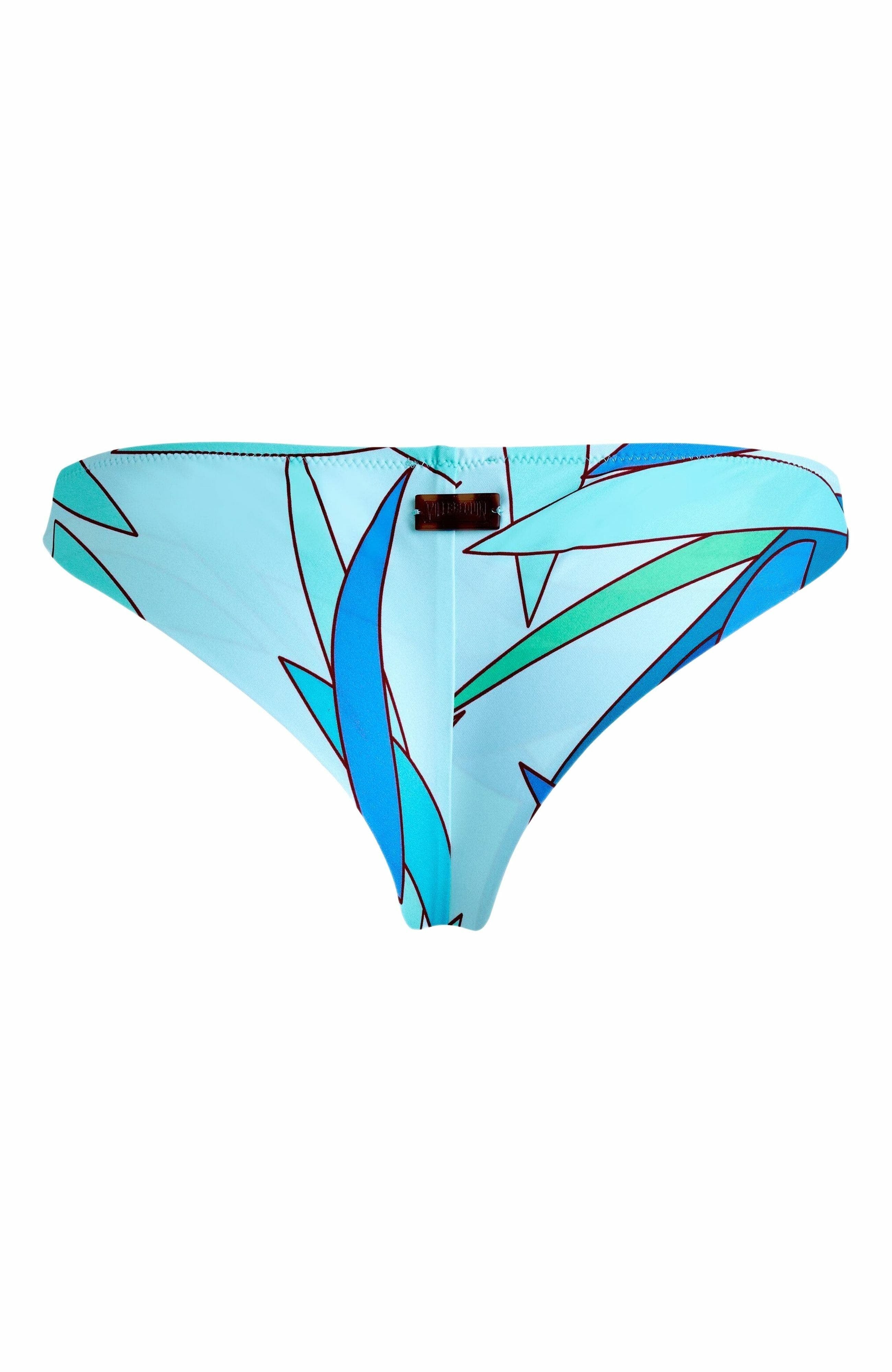 Vilebrequin Women's Madrague Tanga Bikini Bottom in Thalassa at Nordstrom - 3