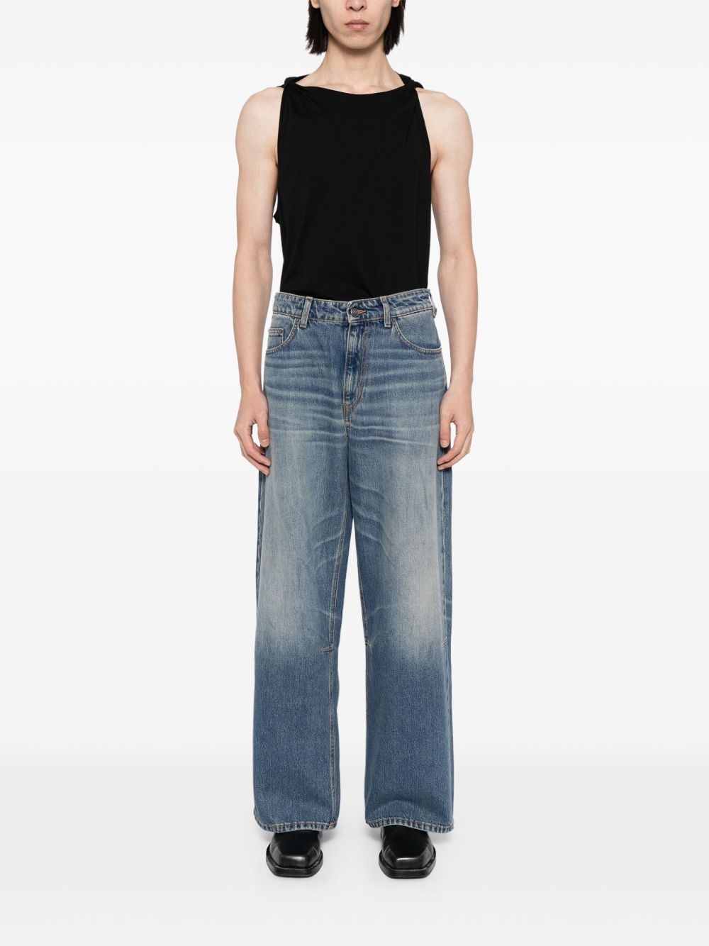 wide-leg jeans - 2