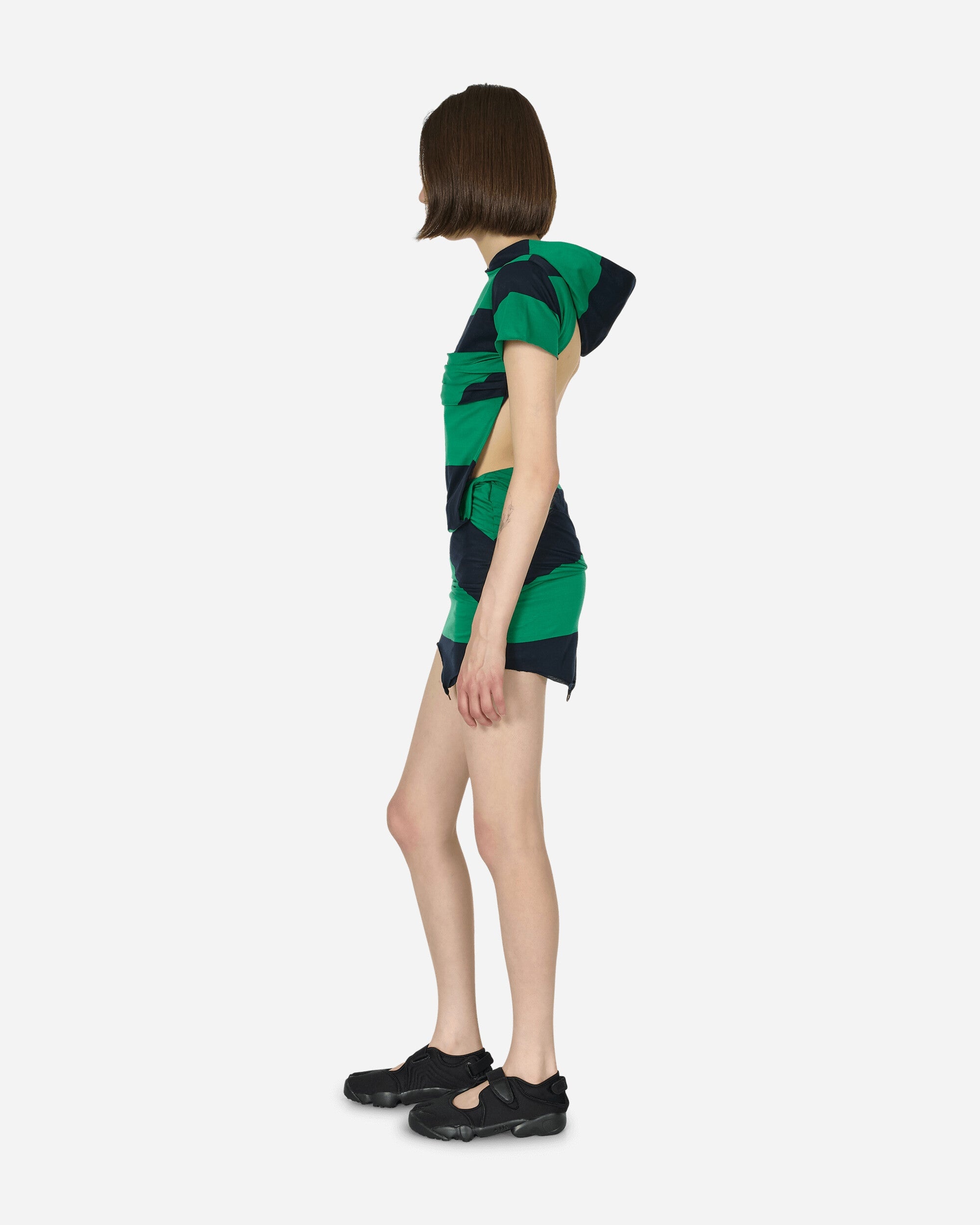 Charlie Dress Green / Navy - 2