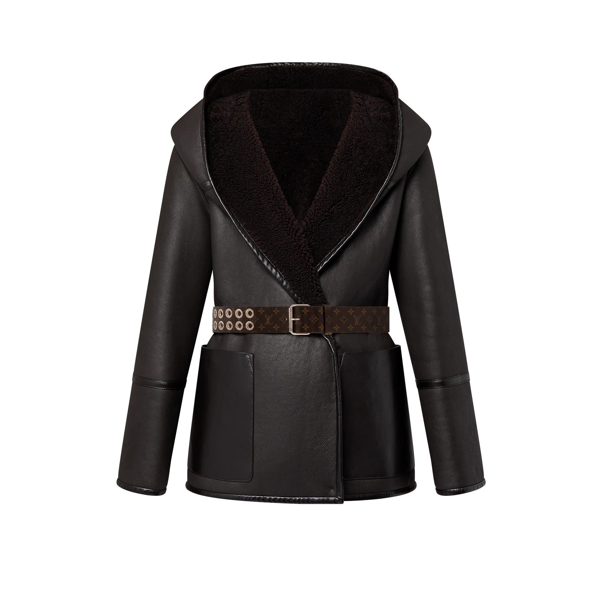 Signature Short Reversible Wrap Coat - 1
