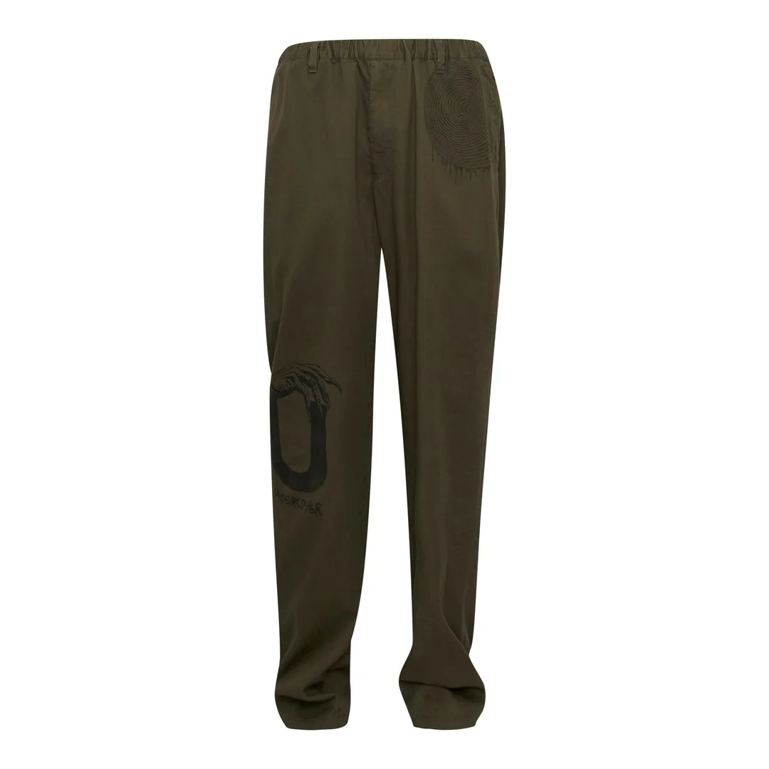 Witch Hand Elastic Waist Pants - 1