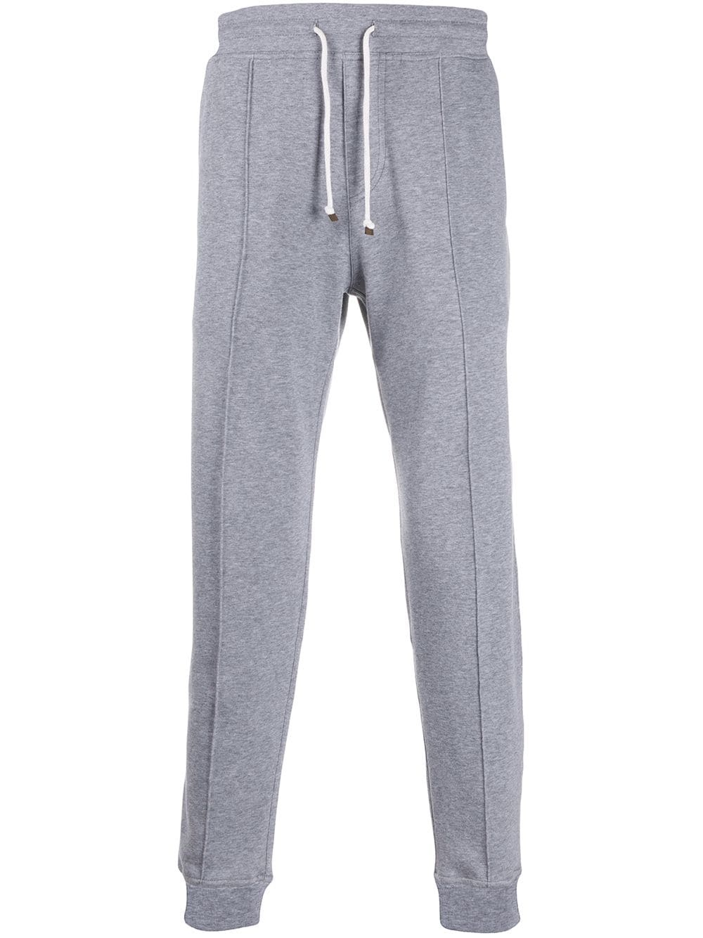 contrast waist and cuffs track pants - 1