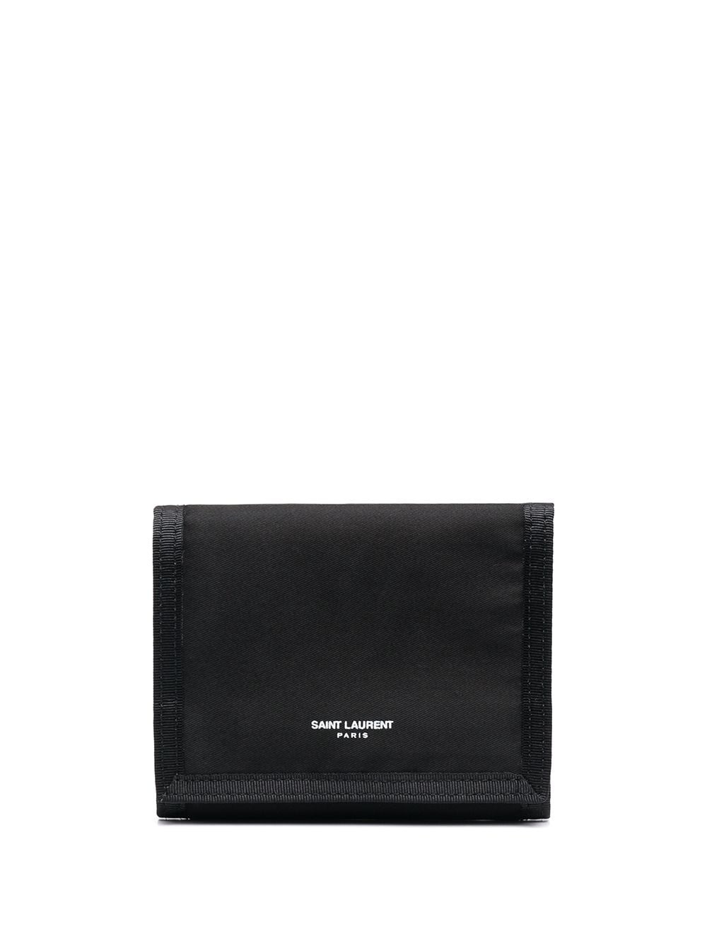 logo-print folding wallet - 2