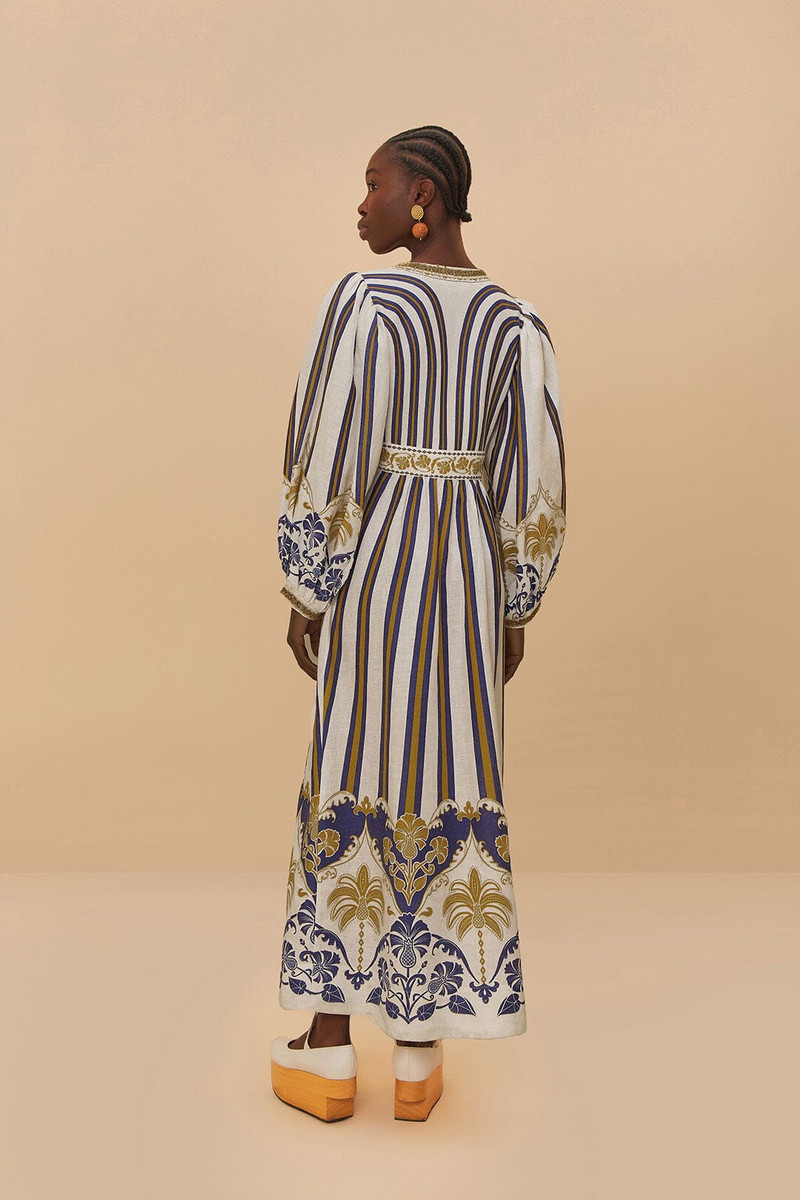 Off-White Pineapple Deco Maxi Dress 6