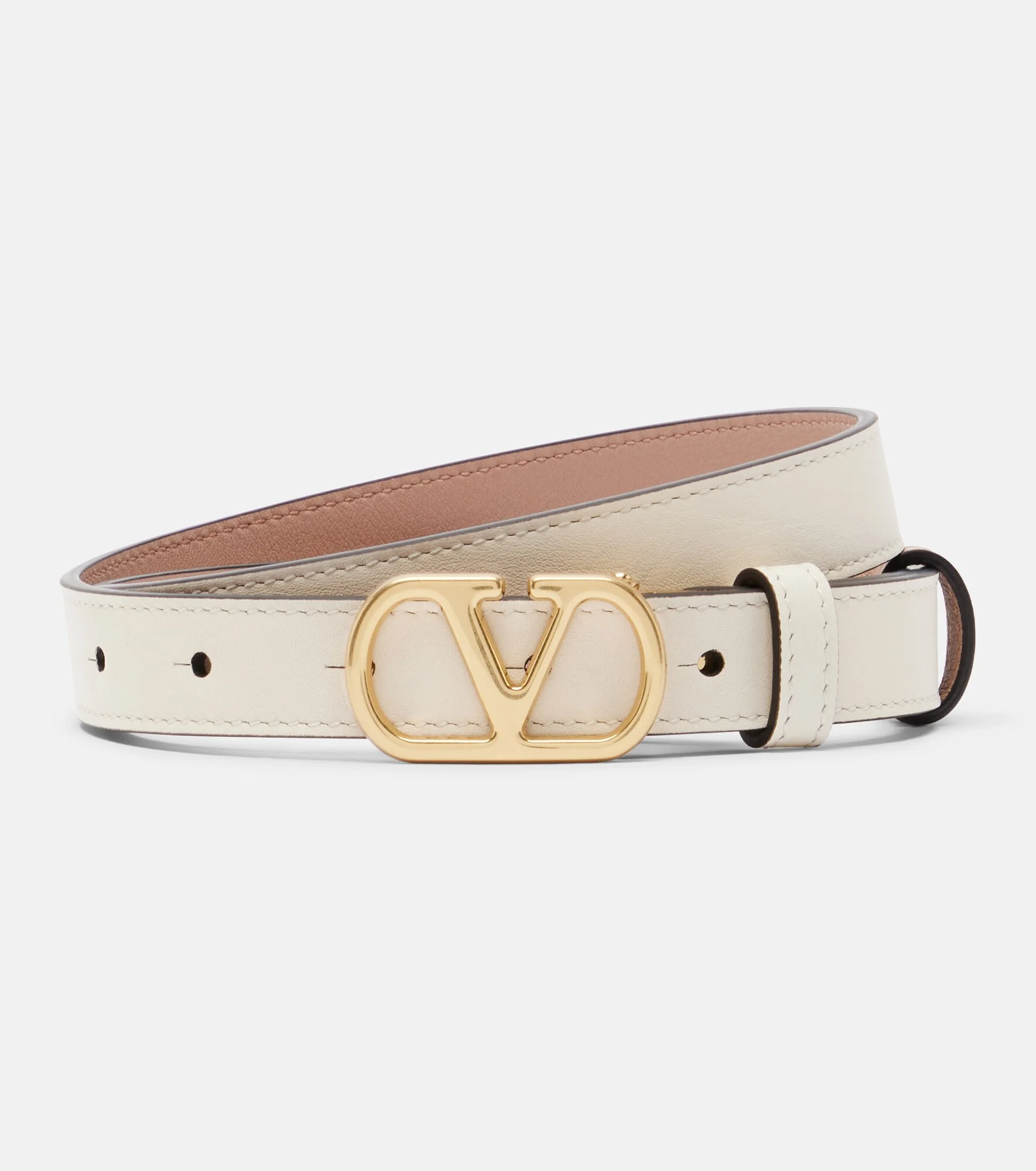 VLogo reversible leather belt - 1