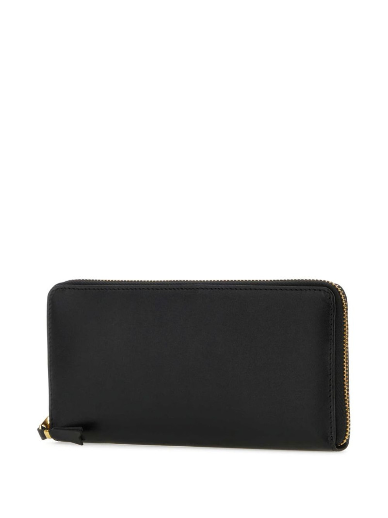 logo-embossed leather wallet 3