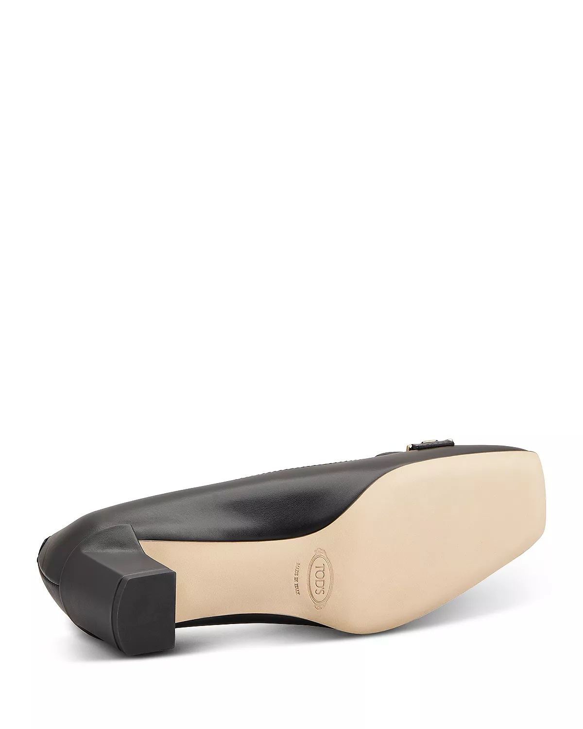 Women's Leather Loafer Pumps - 5