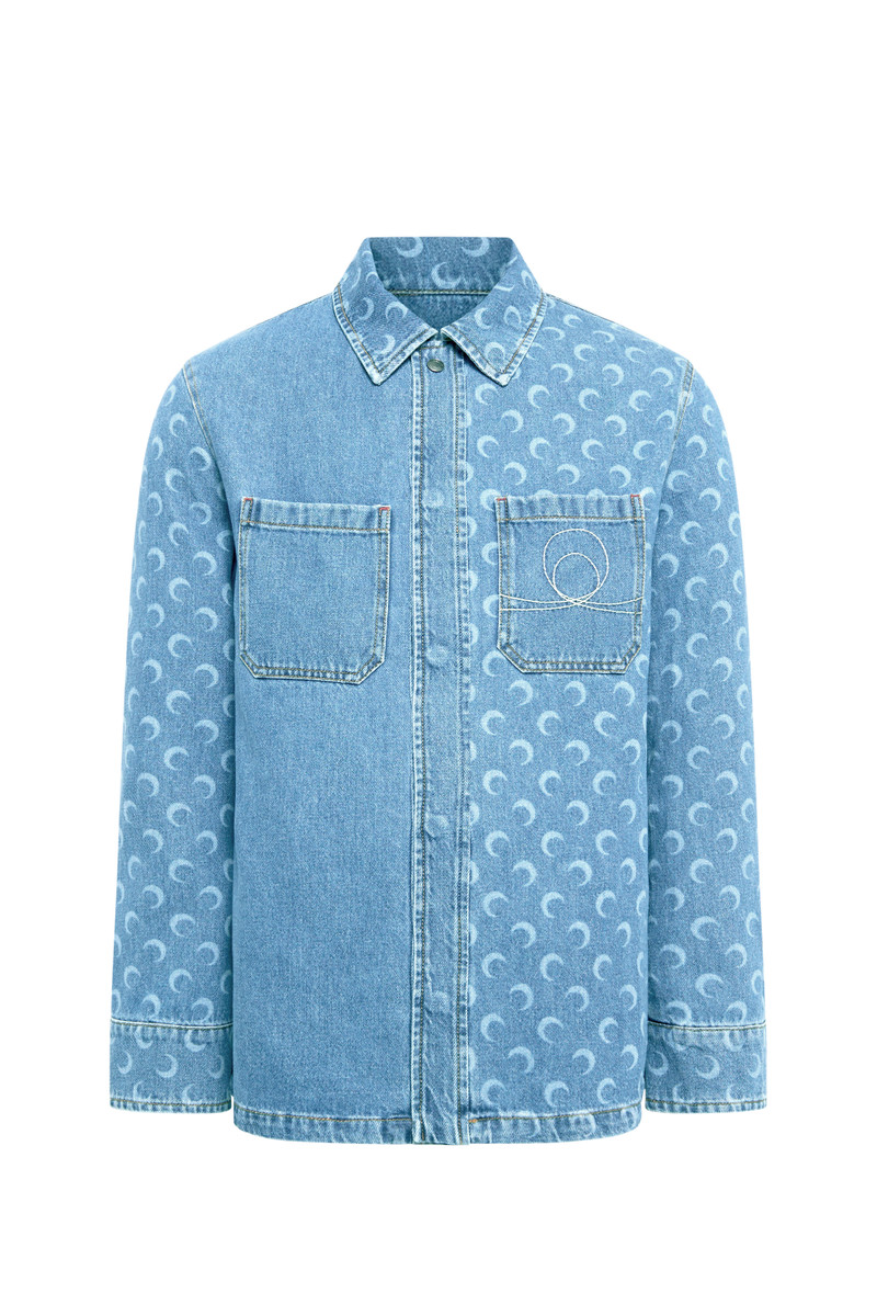 Moon Laser Denim Overshirt 1