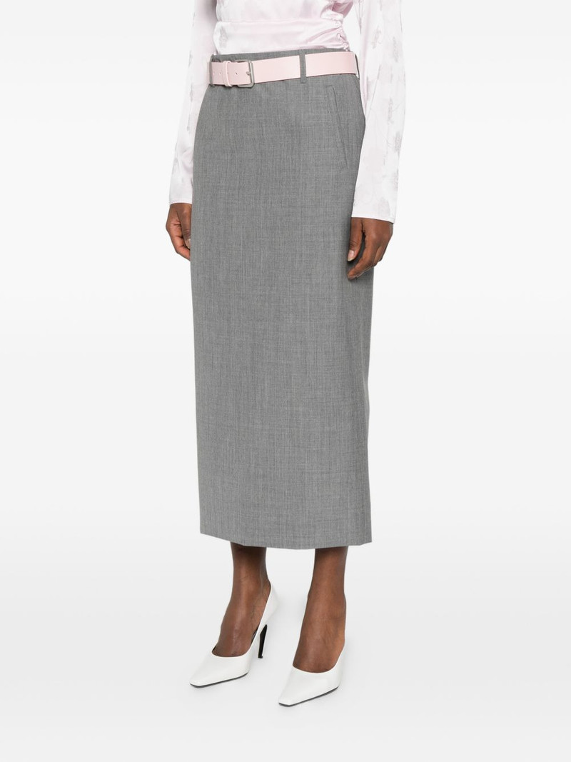 belt-detail pencil skirt 3