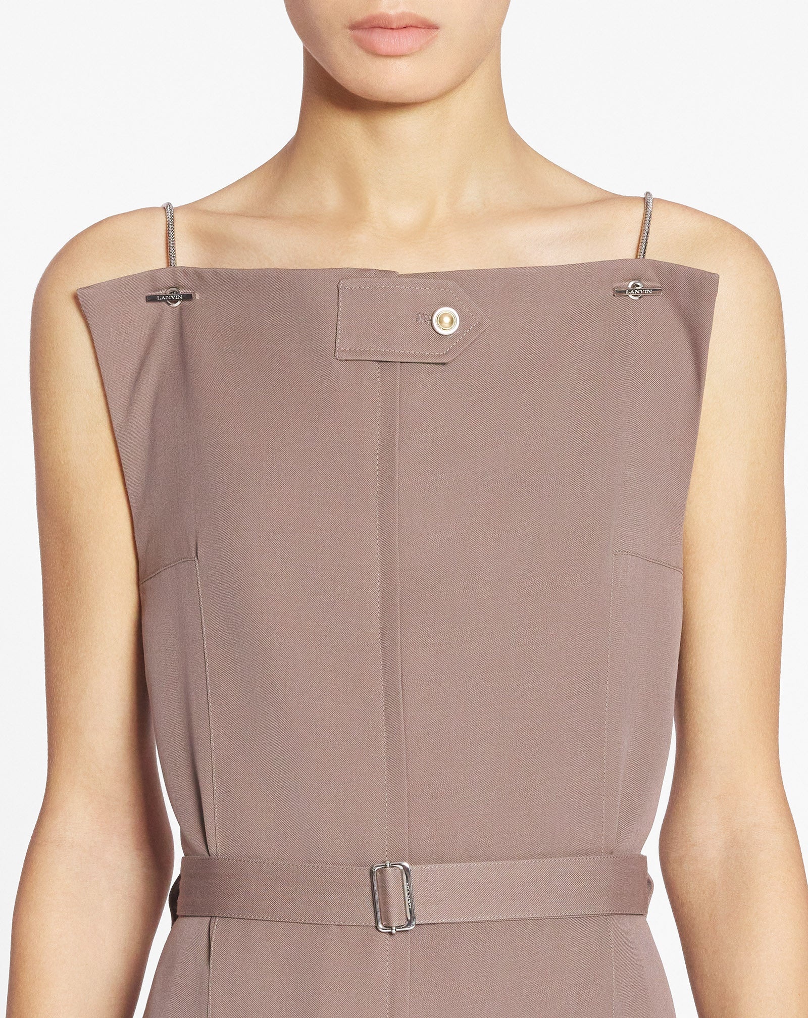 BELTED BUSTIER JUMPSUIT - 5