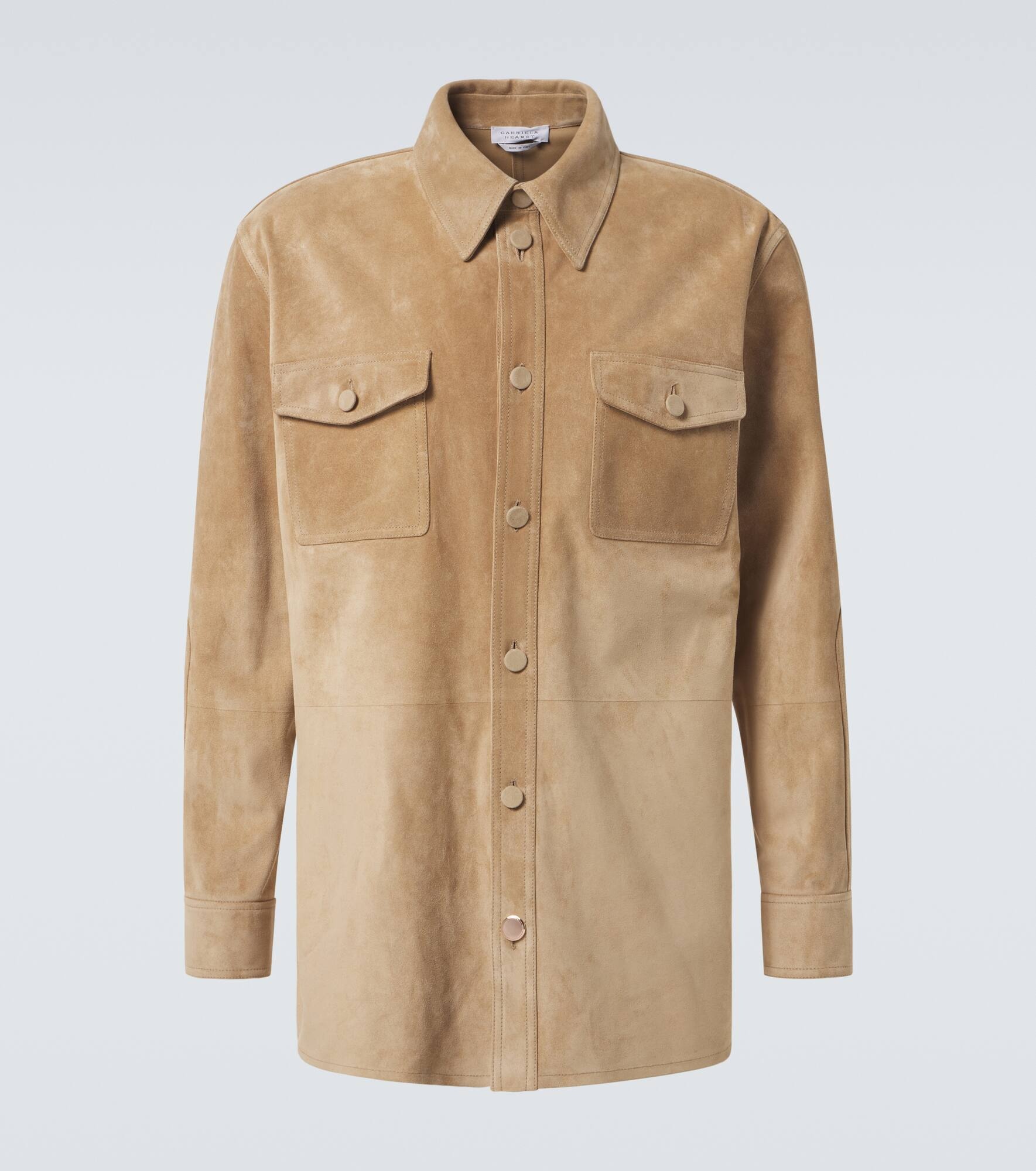 Lucas suede overshirt - 1