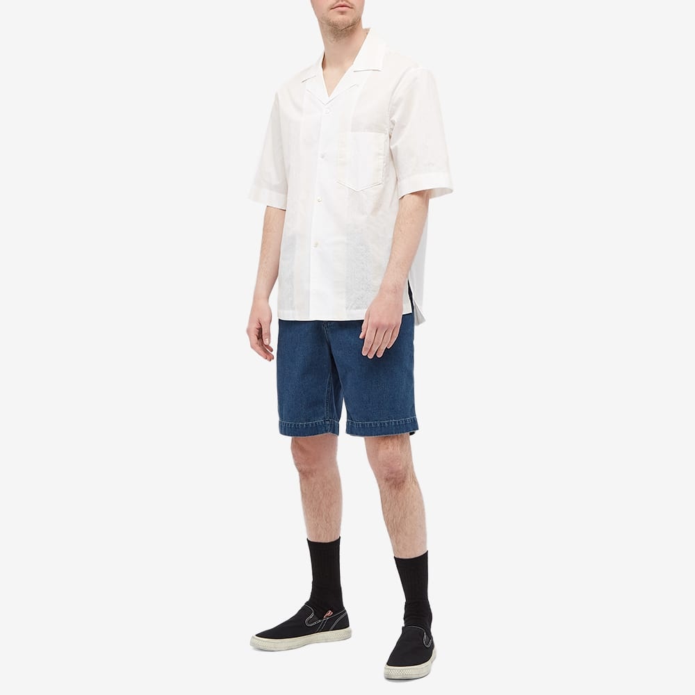 Acne Studios Short Sleeve Simon Stripe Shirt - 6