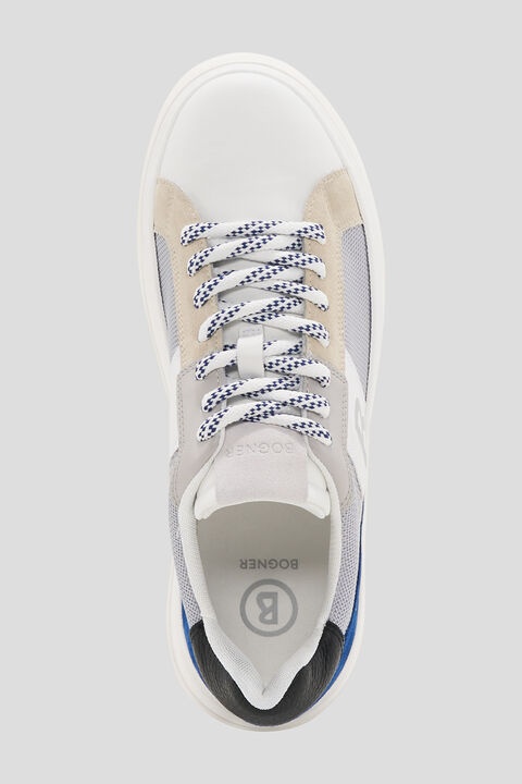 Milan sneakers in White/Gray/Blue - 5