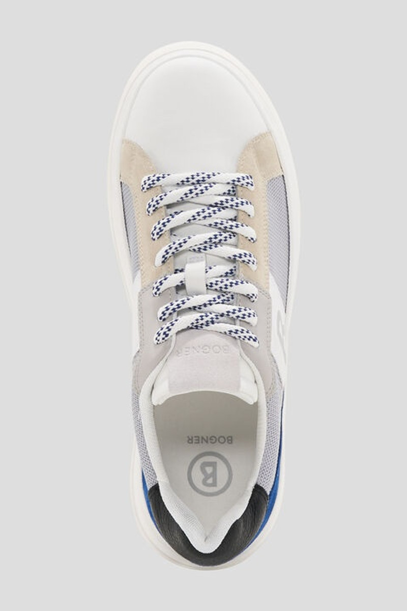 Milan sneakers in White/Gray/Blue 5