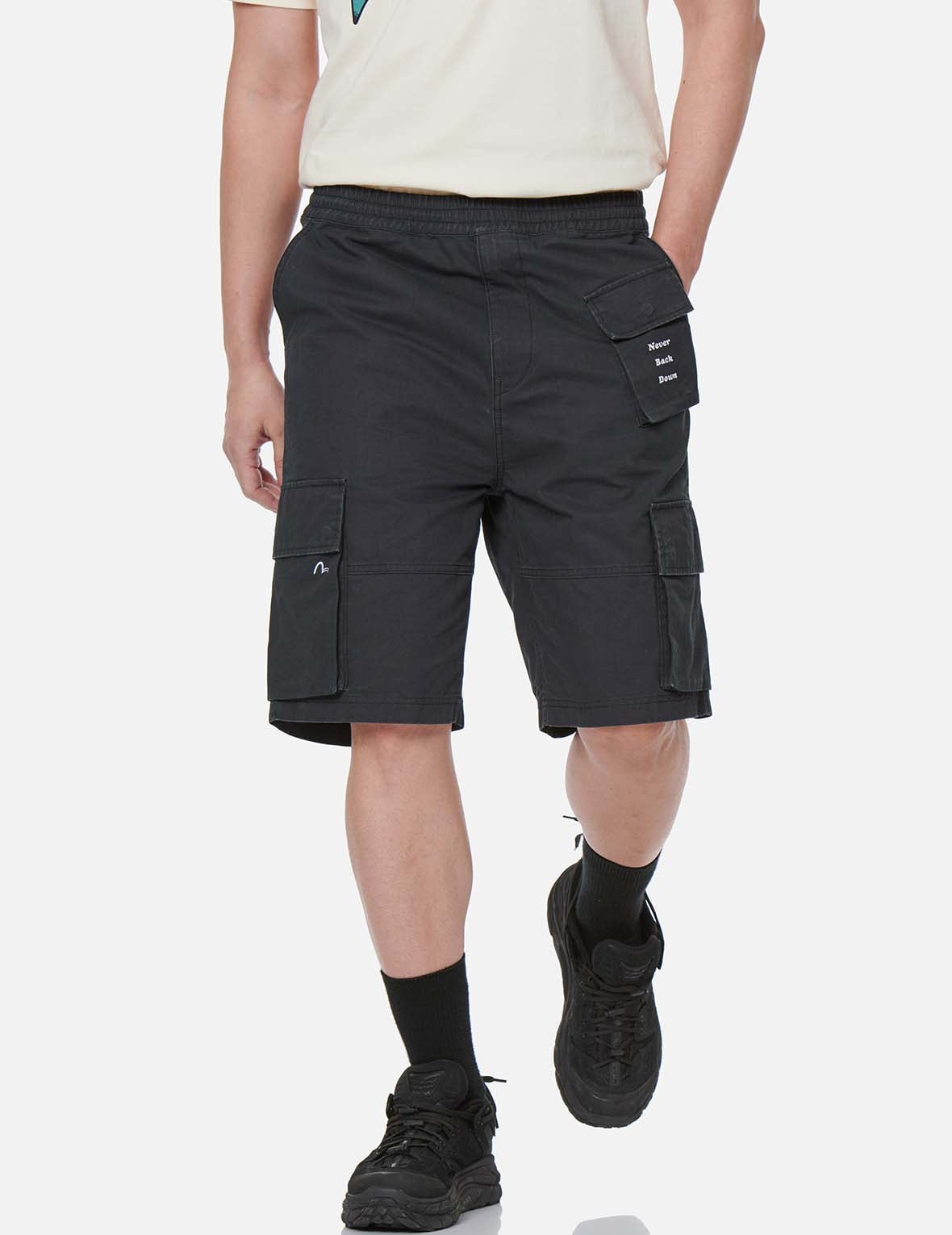 Pigment Washed Cargo Shorts - 3