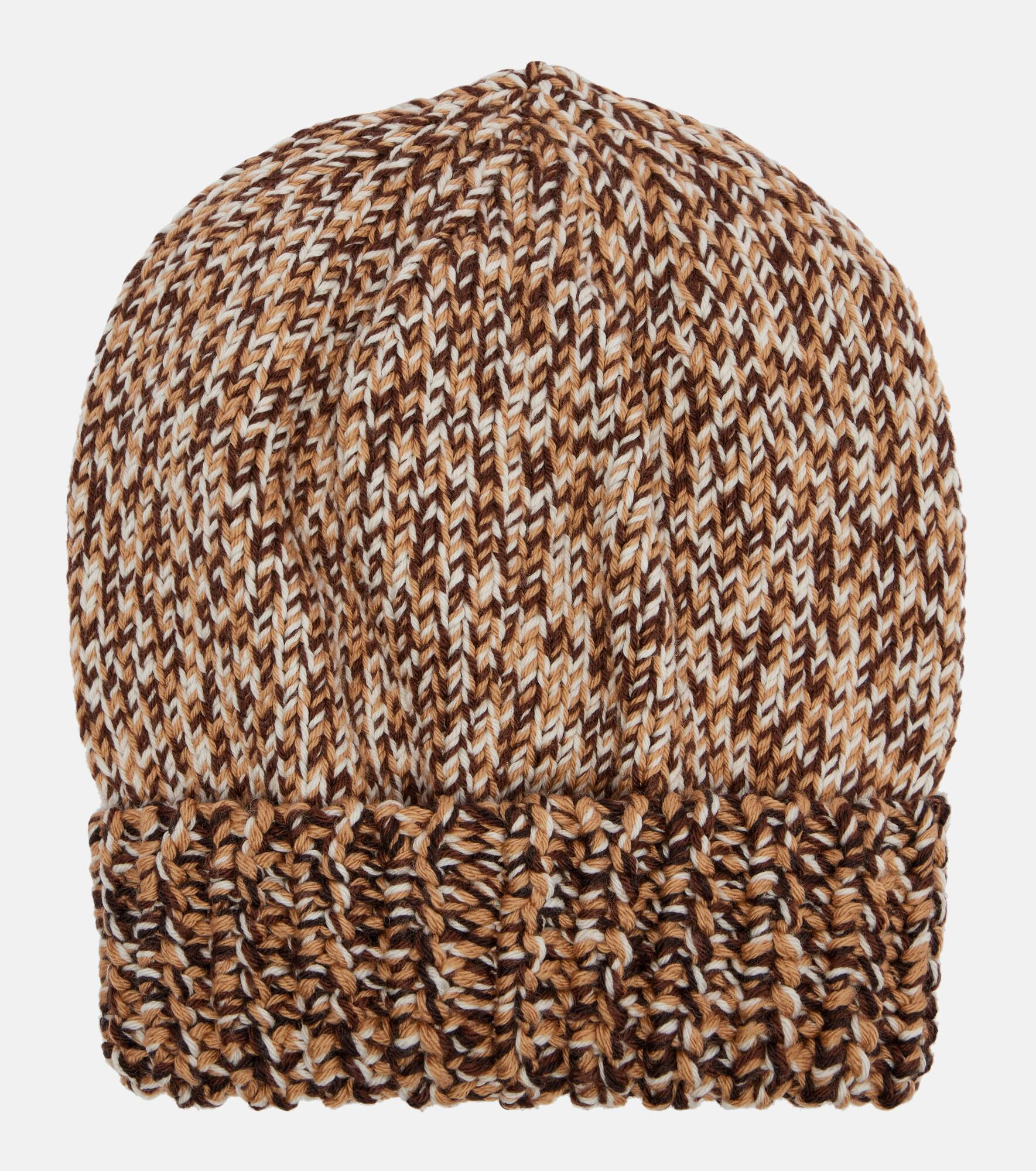 Mouliné wool-blend beanie - 4