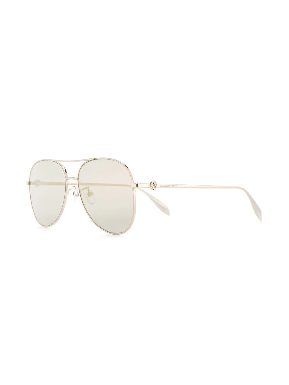 tinted aviator-frame sunglasses - 2