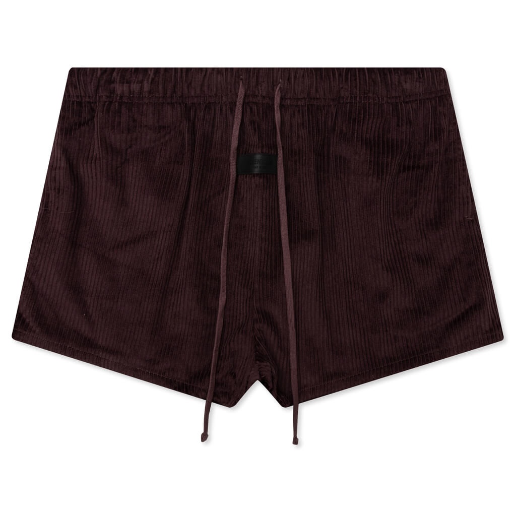 WOMEN'S CORDUROY DOCK SHORT - PLUM - 1