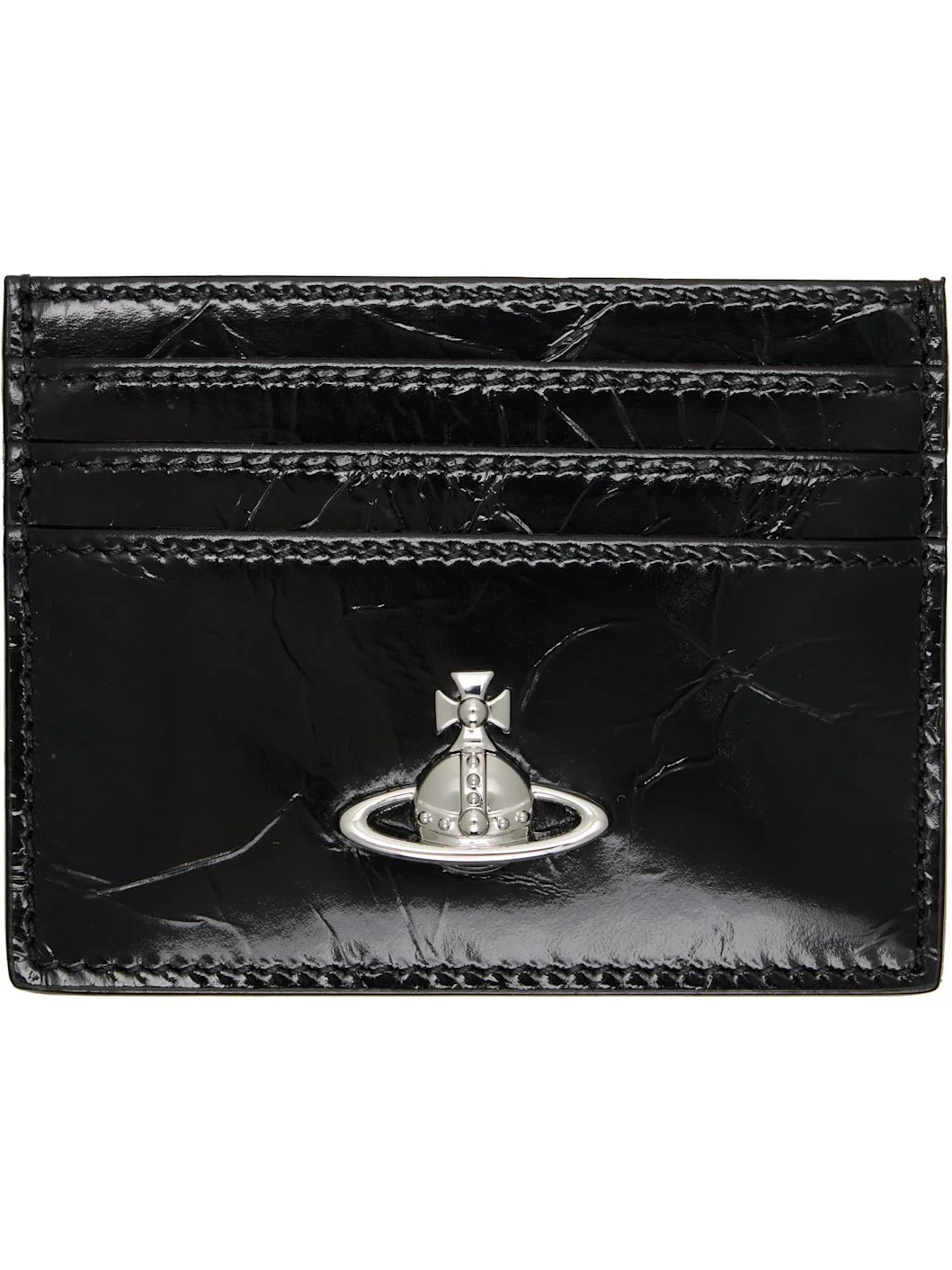 Black Flat Card Holder - 1