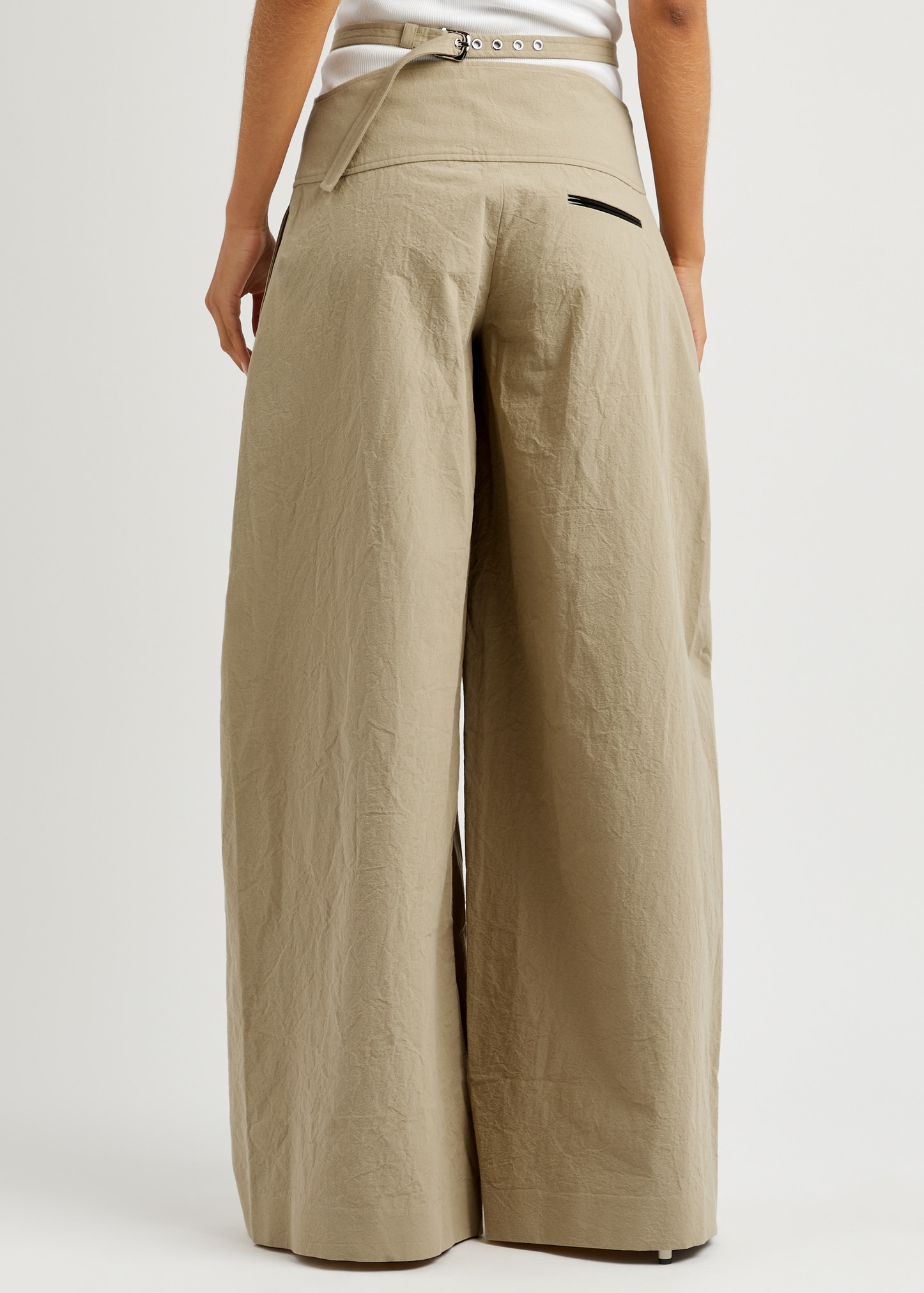 Mason Bind crinkled cotton trousers - 3