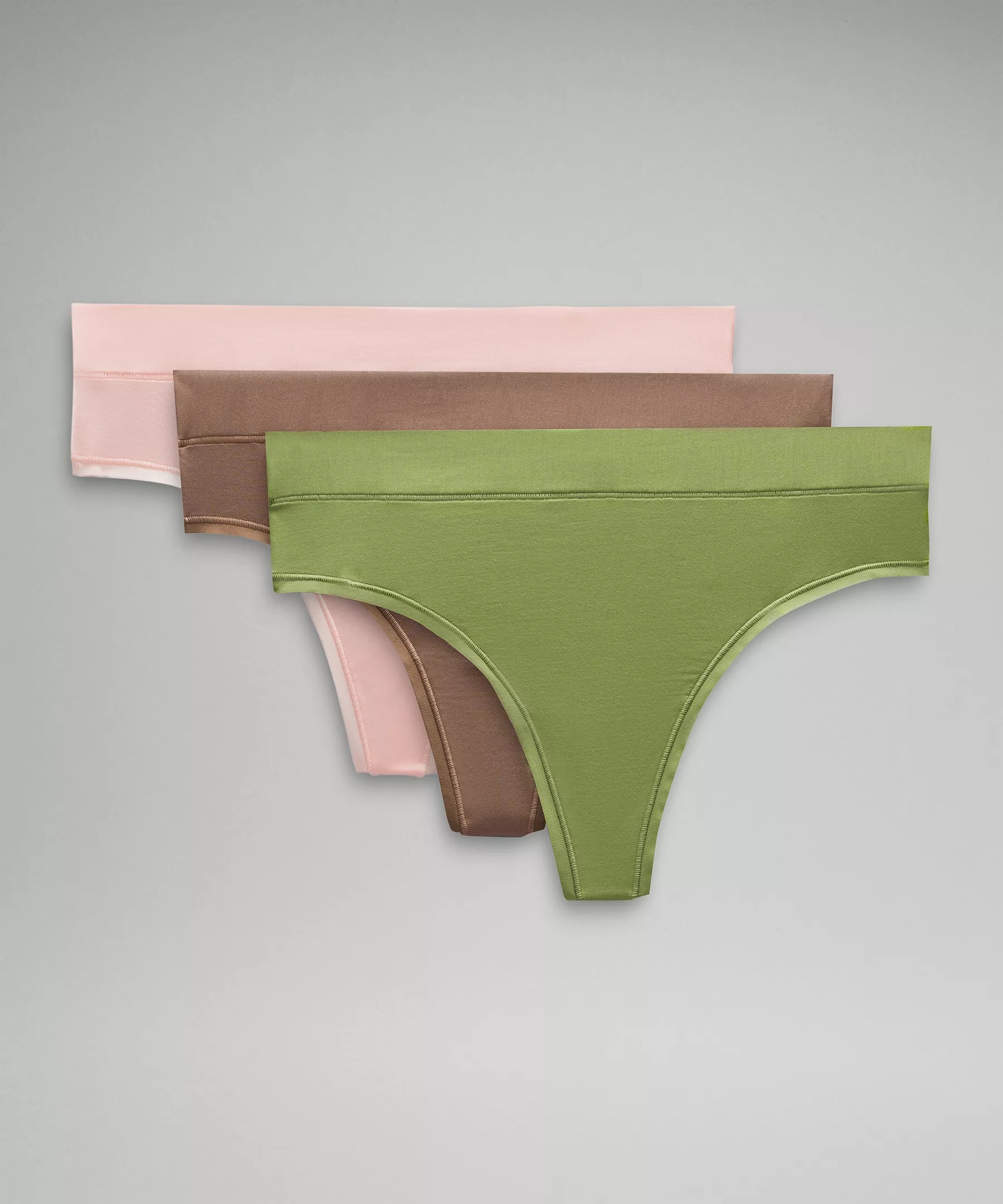 UnderEase High-Rise Thong Underwear *3 Pack - 1