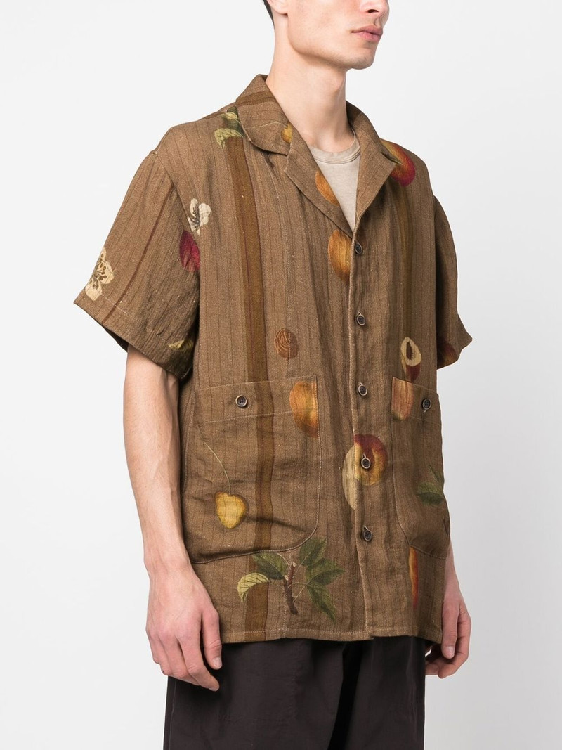 nature-print short-sleeve shirt 3