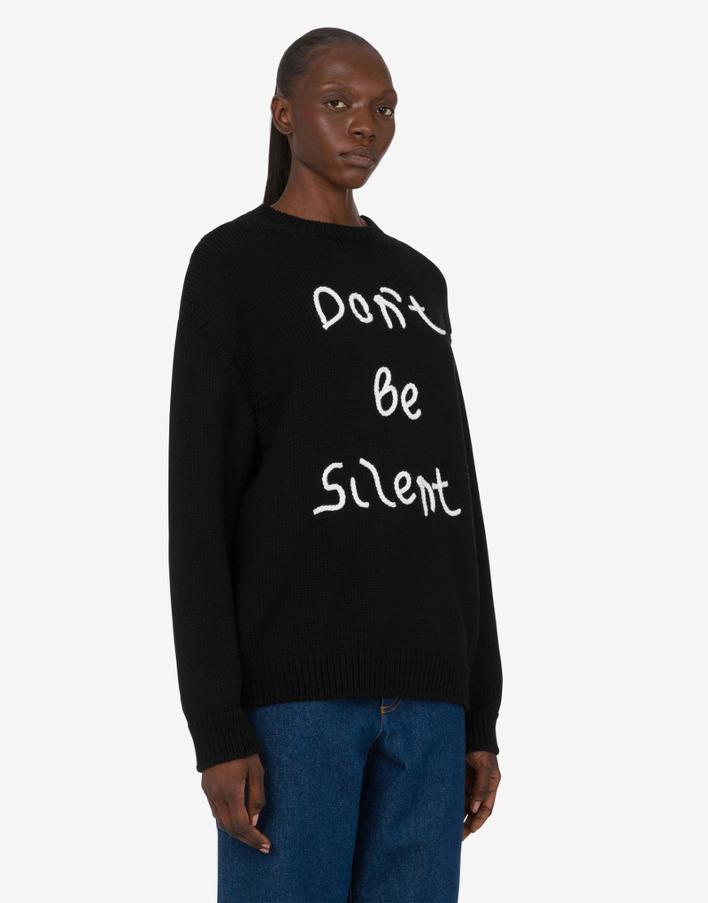 Moschino EMBROIDERED MERINO WOOL PULLOVER outlook