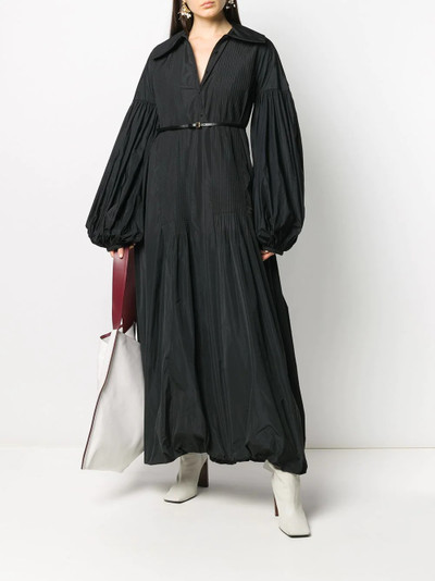 Jil Sander puff-design long dress outlook