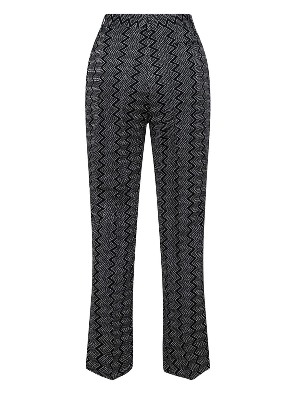 Zig Zag lamè trousers - 3