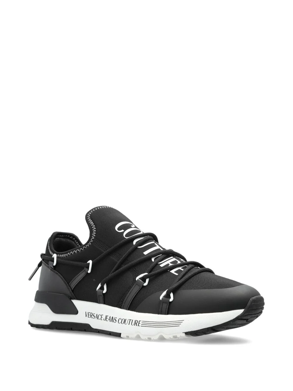 adidas gazelle silver green womens Versace Jeans Couture Mens Monochrome Retro Court Sneakers