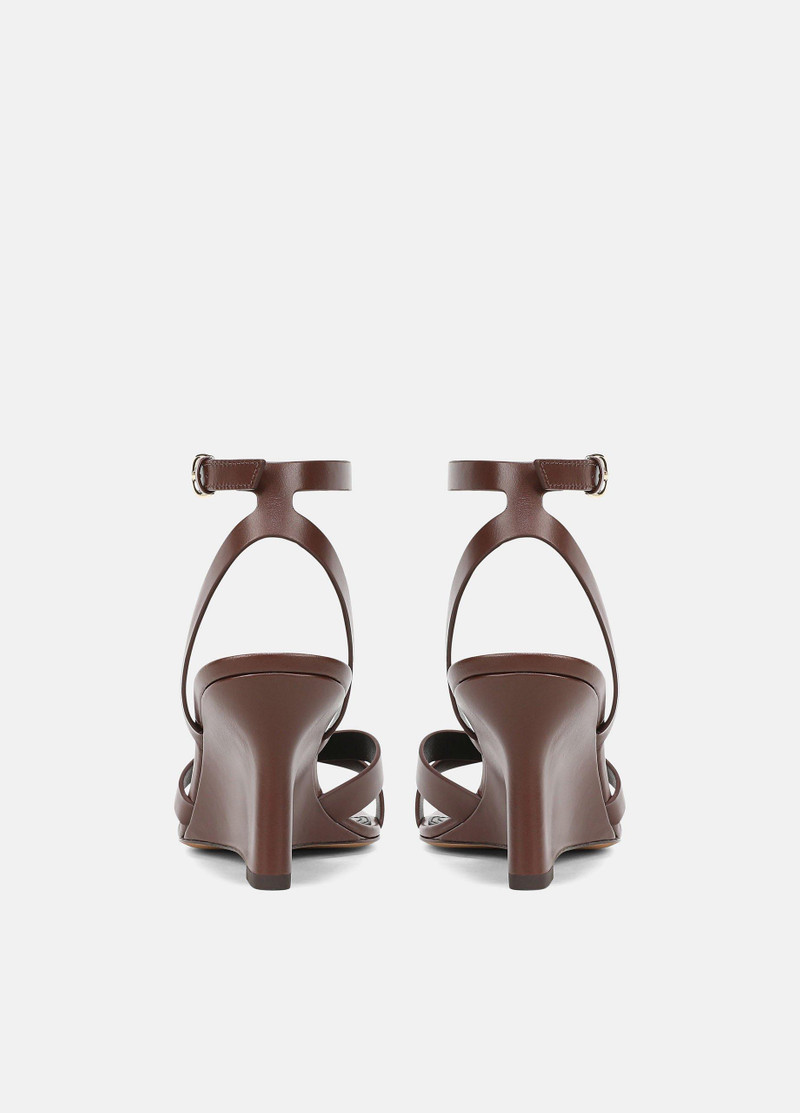 Vince Parma Leather Wedge Sandal outlook