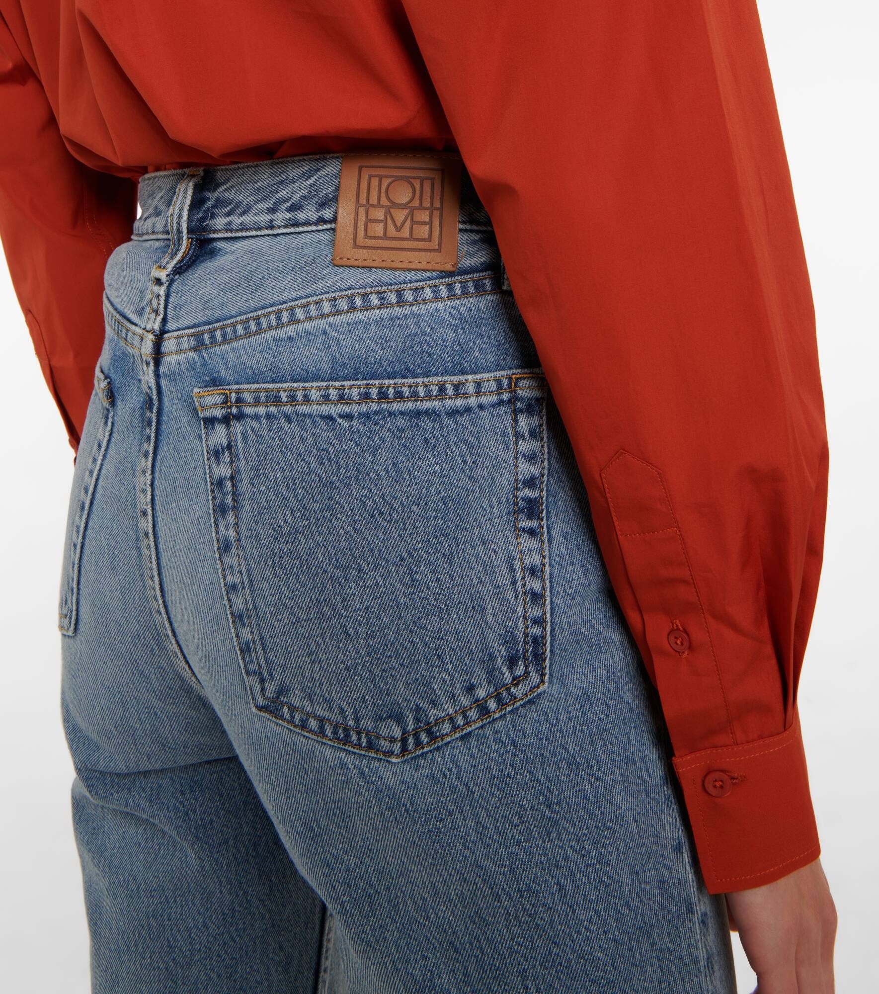 High-rise straight jeans - 6