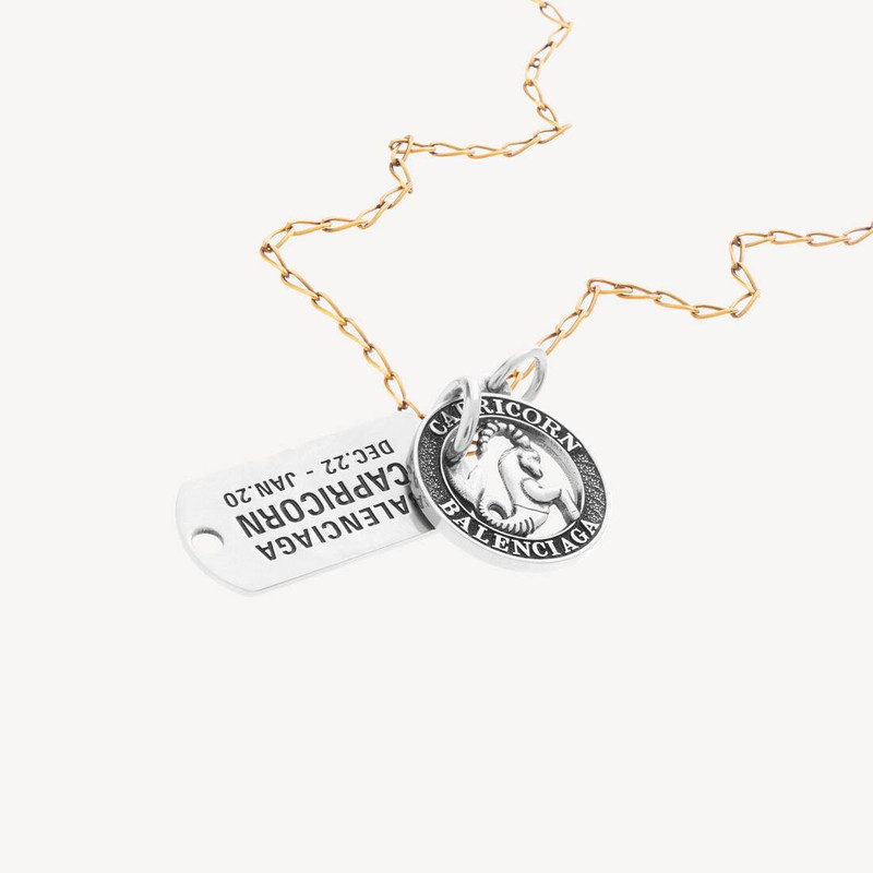 Horoscope Capricorn Necklace in Gold/silver 3