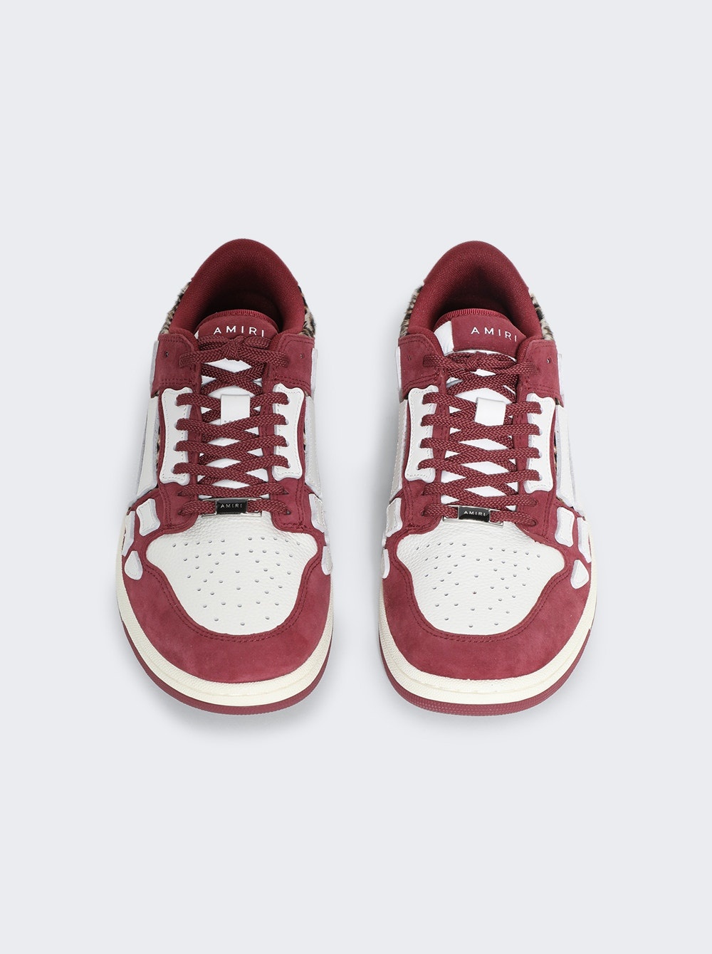 Skel Top Low Sneaker Burgundy And Leopard - 3