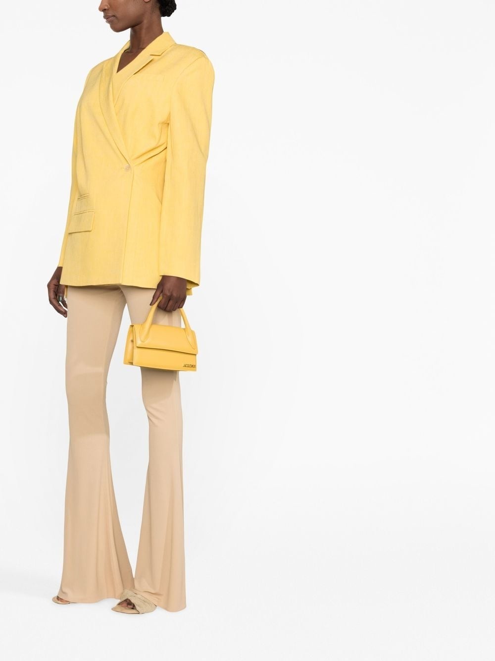 asymmetric double-breasted blazer - 3