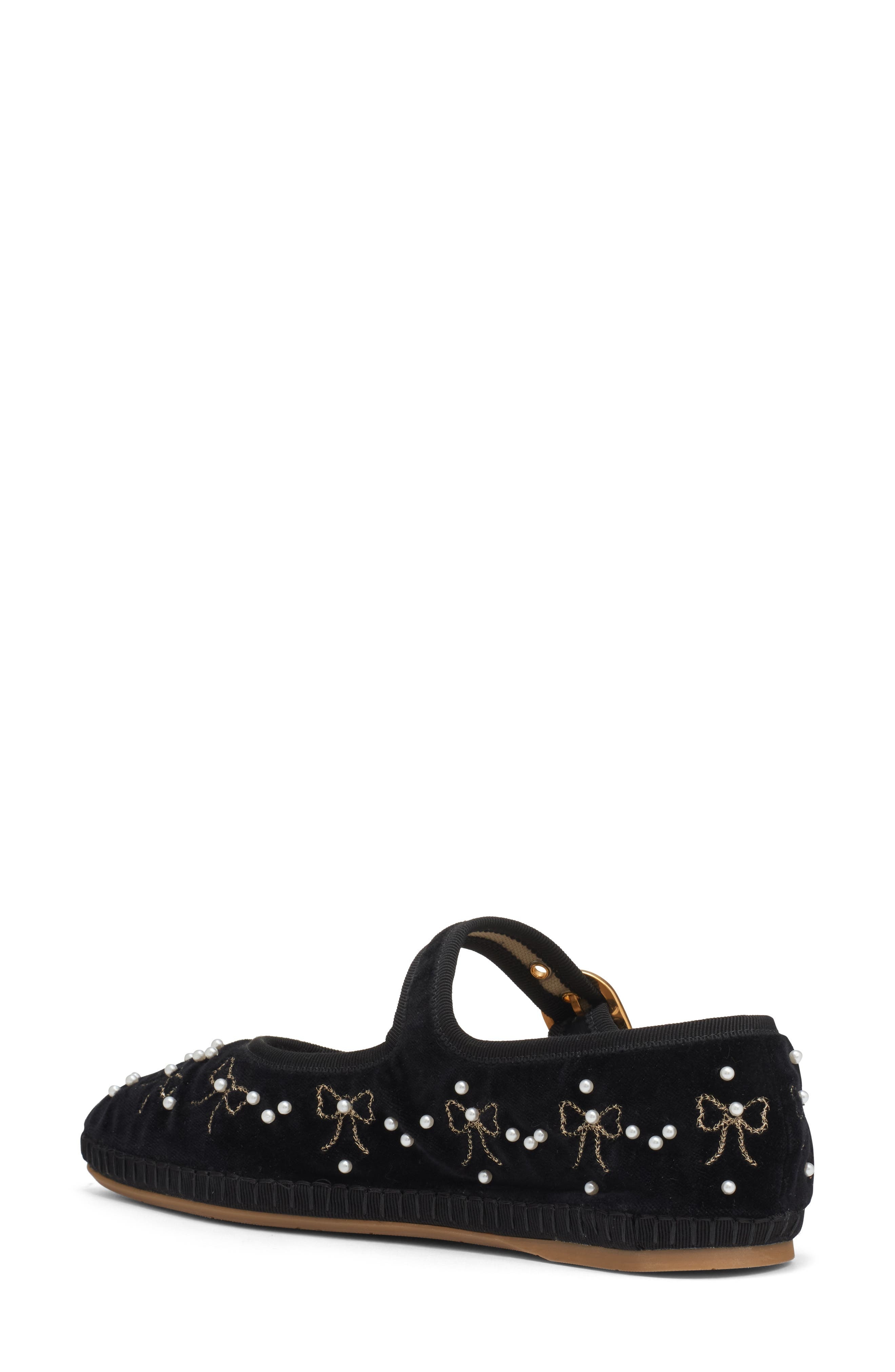 Valentino Garavani Embellished Mary Jane Flat in Black at Nordstrom - 2