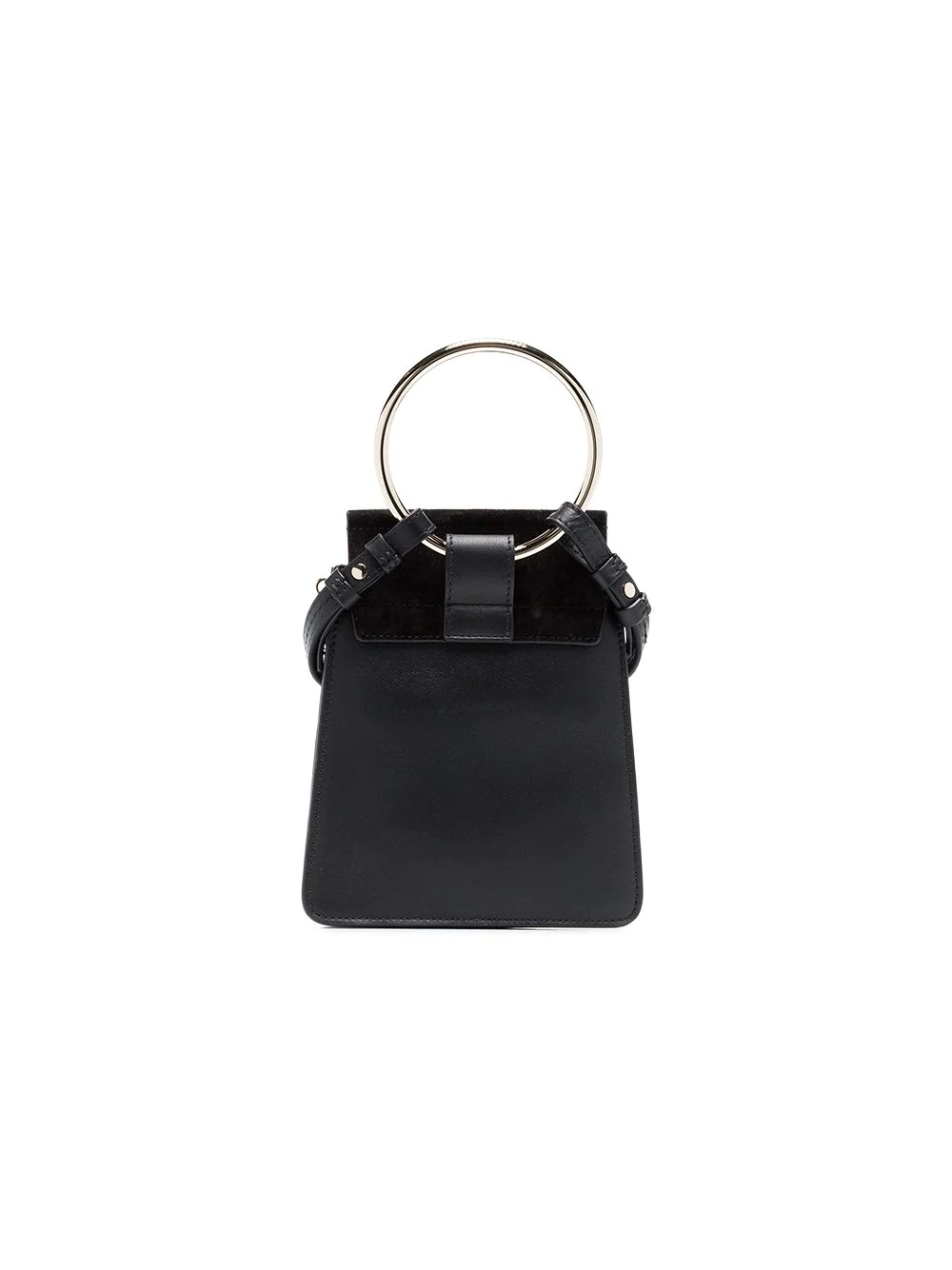 black Faye small leather bracelet bag - 3