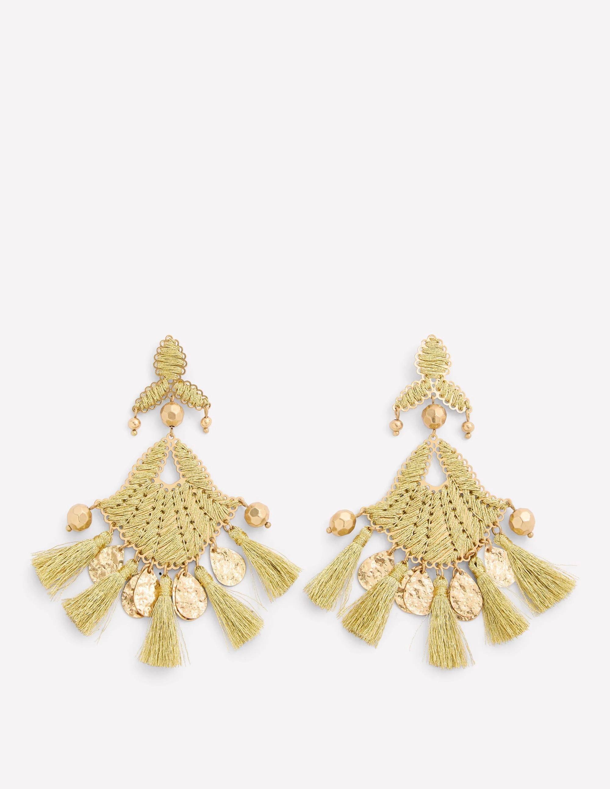 Mega Motif Earrings-Gold Colour - 1