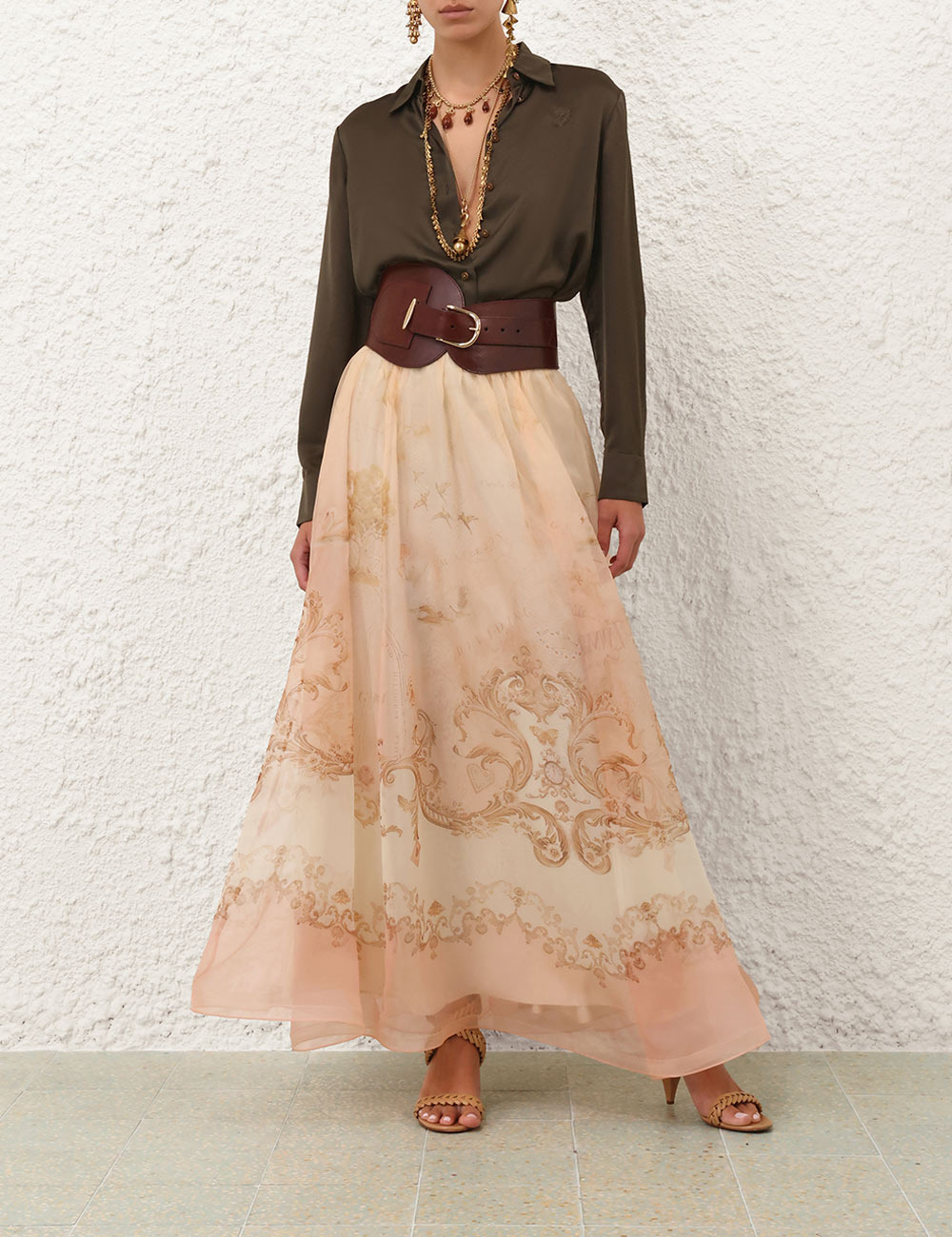 HYPNOTIC ORGANZA MAXI SKIRT - 2