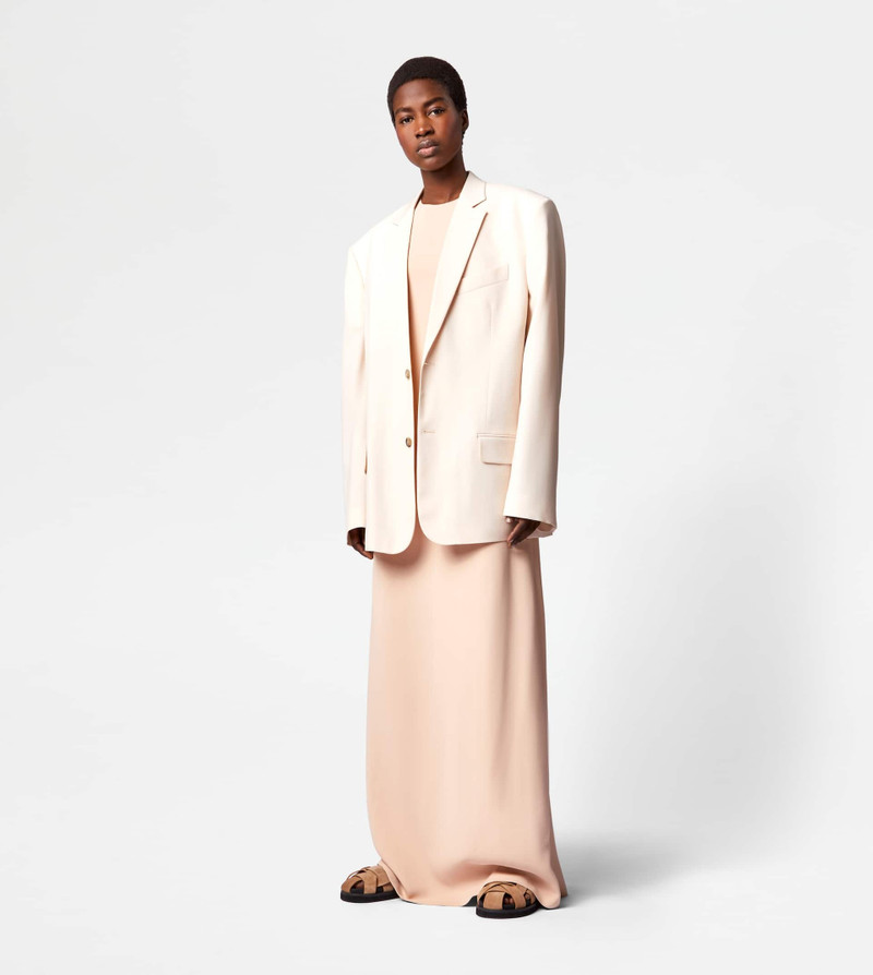 Tod's OVERSIZED BLAZER IN WOOL - OFF WHITE outlook