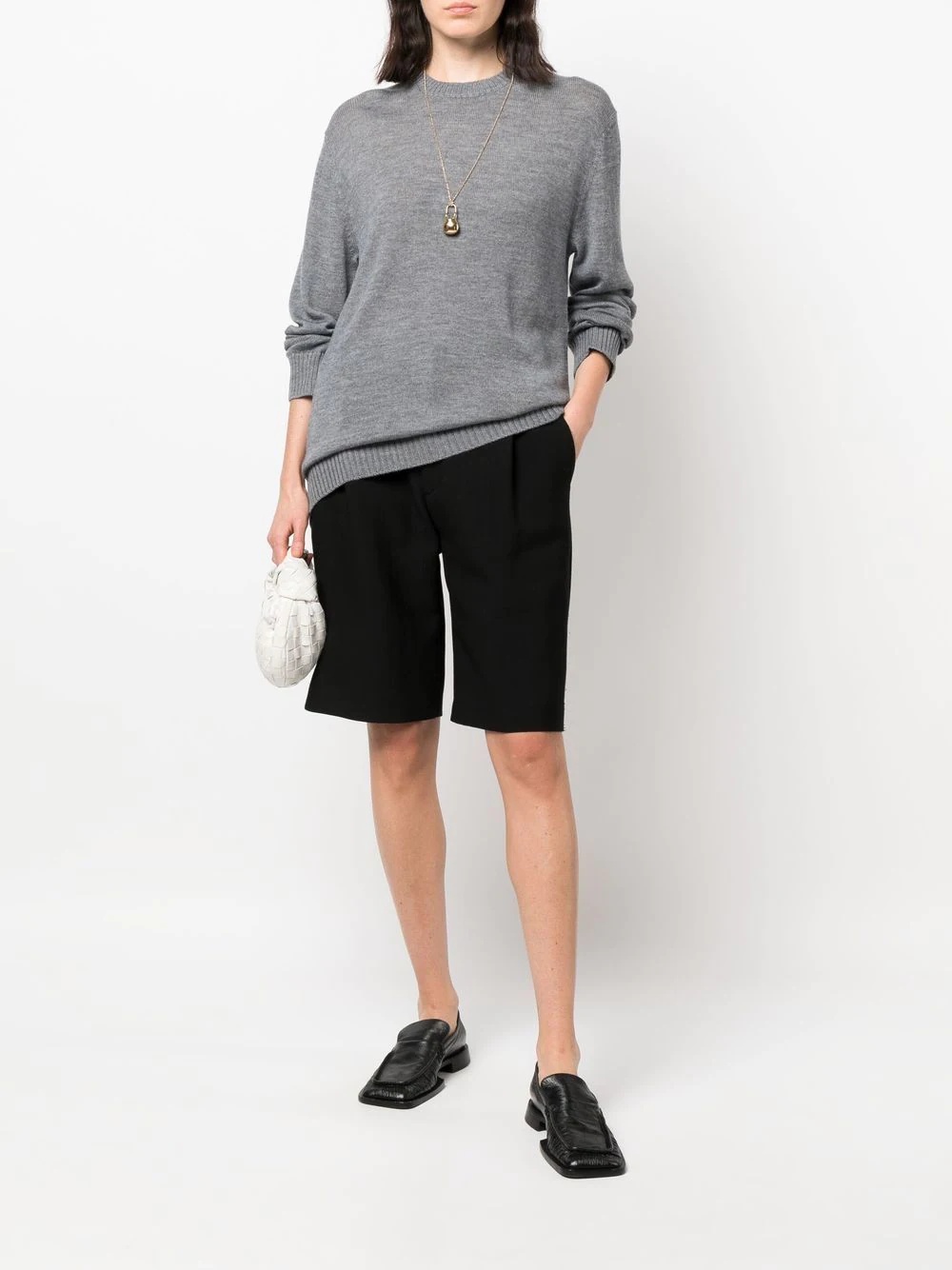 fine-knit wool jumper - 2
