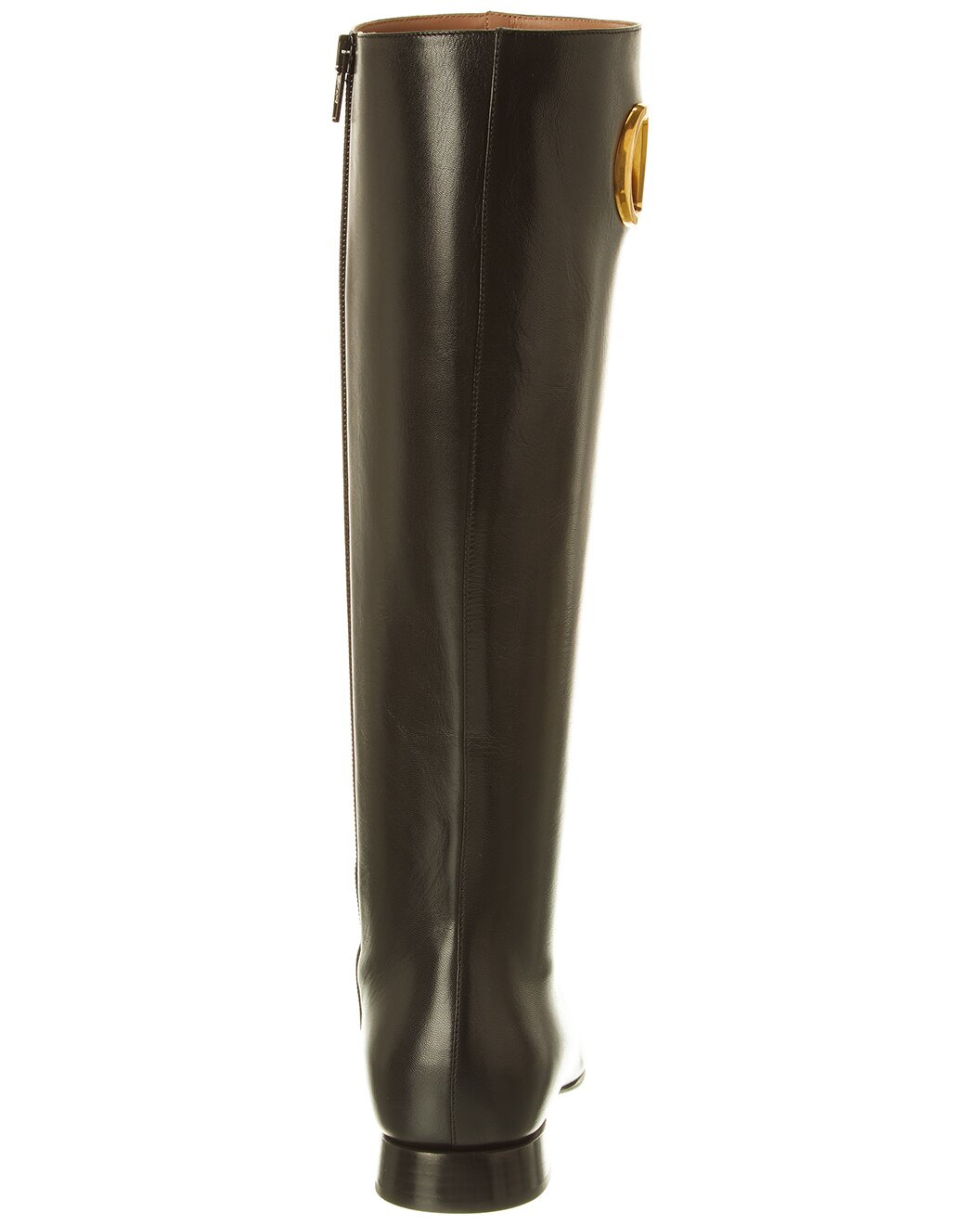 Valentino VLogo Leather Knee-High Boot - 3