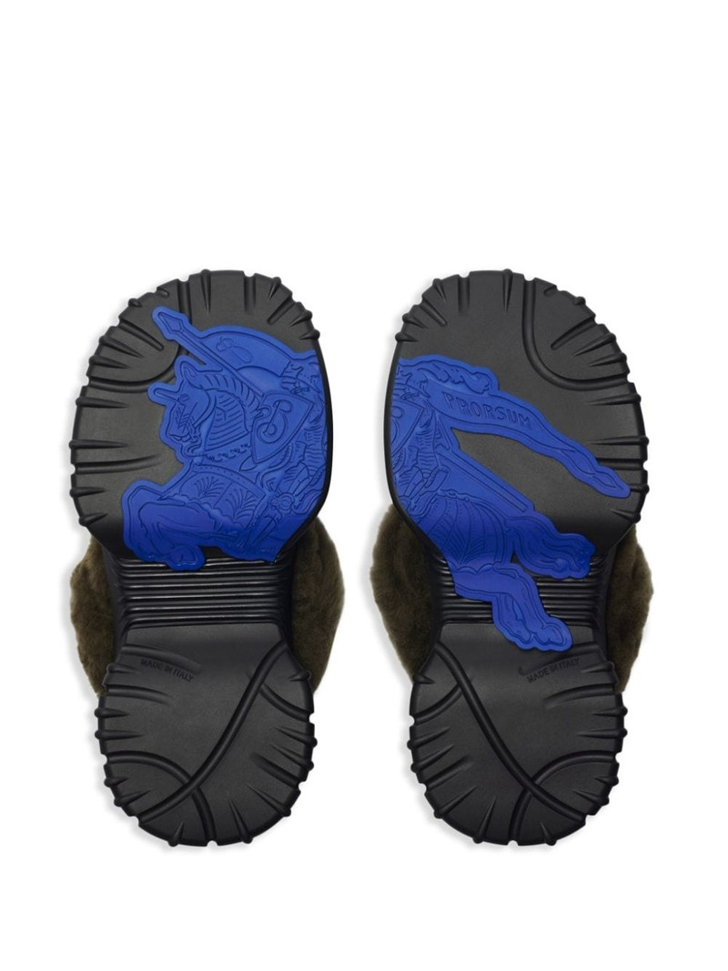 shearling pebble sandals 5