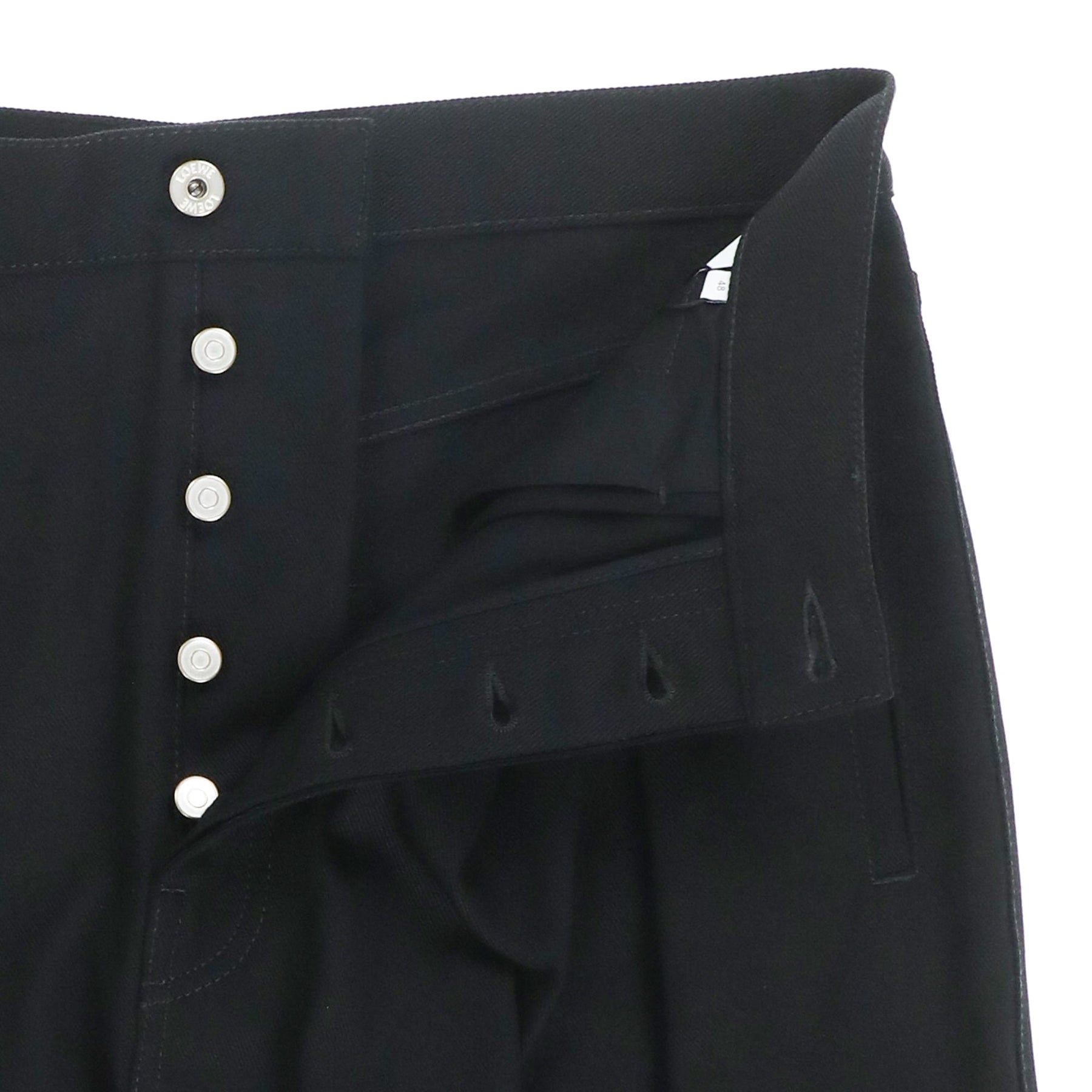 LOW CROTCH TROUSERS / BLK - 3